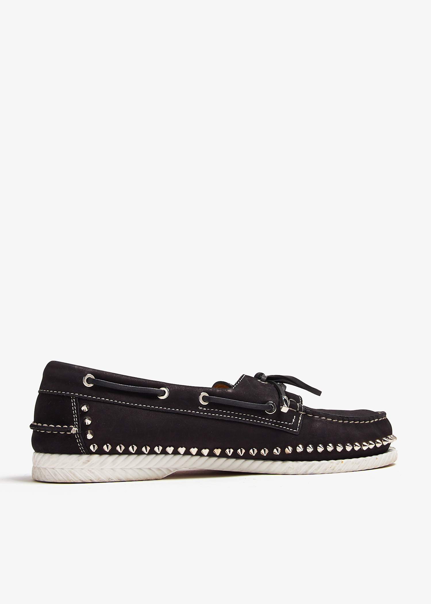 Christian Louboutin Pre-Loved Steckel Spike Boat loafers for