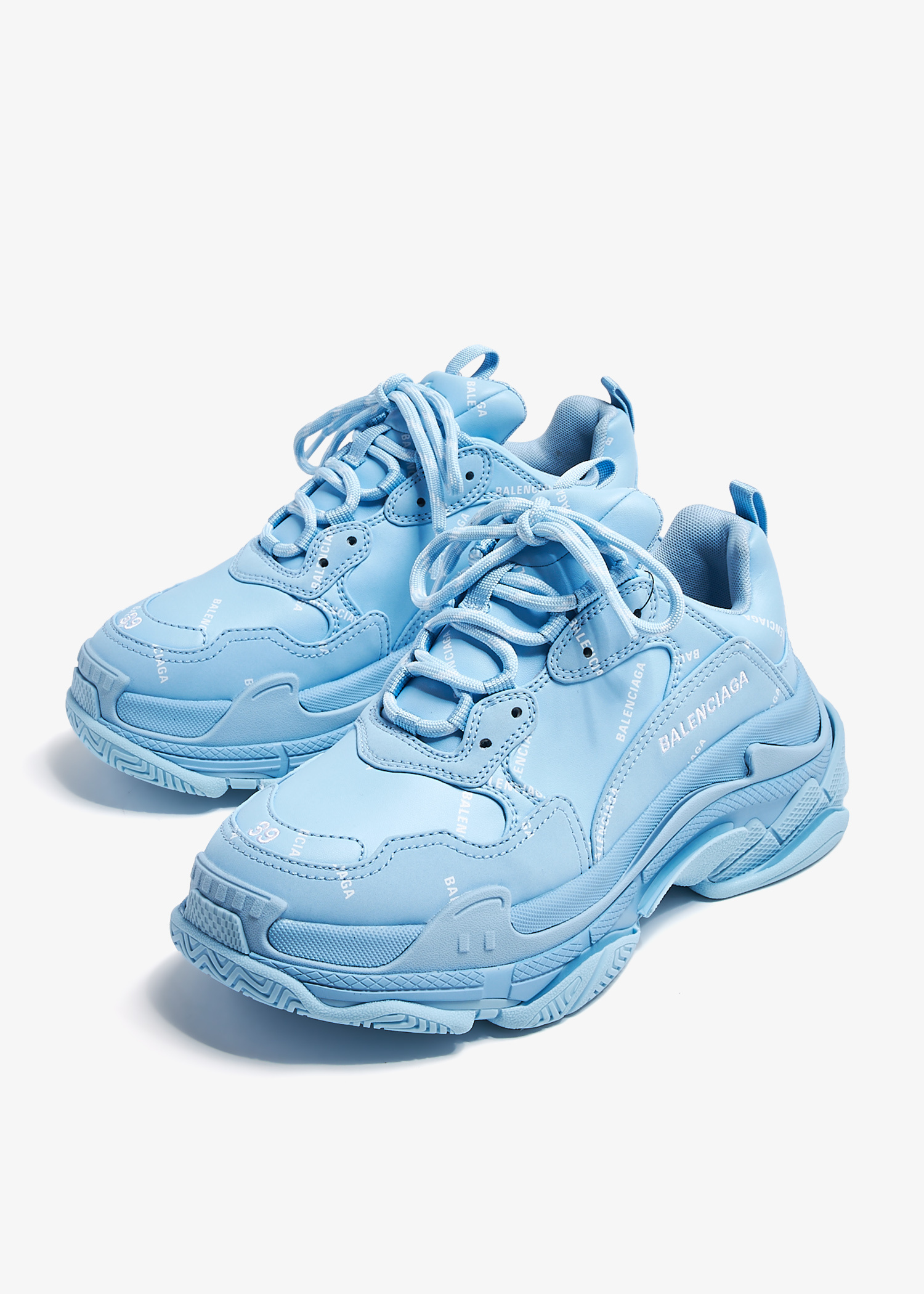 Balenciaga Pre-Loved Triple S sneakers for Women - Blue in UAE 