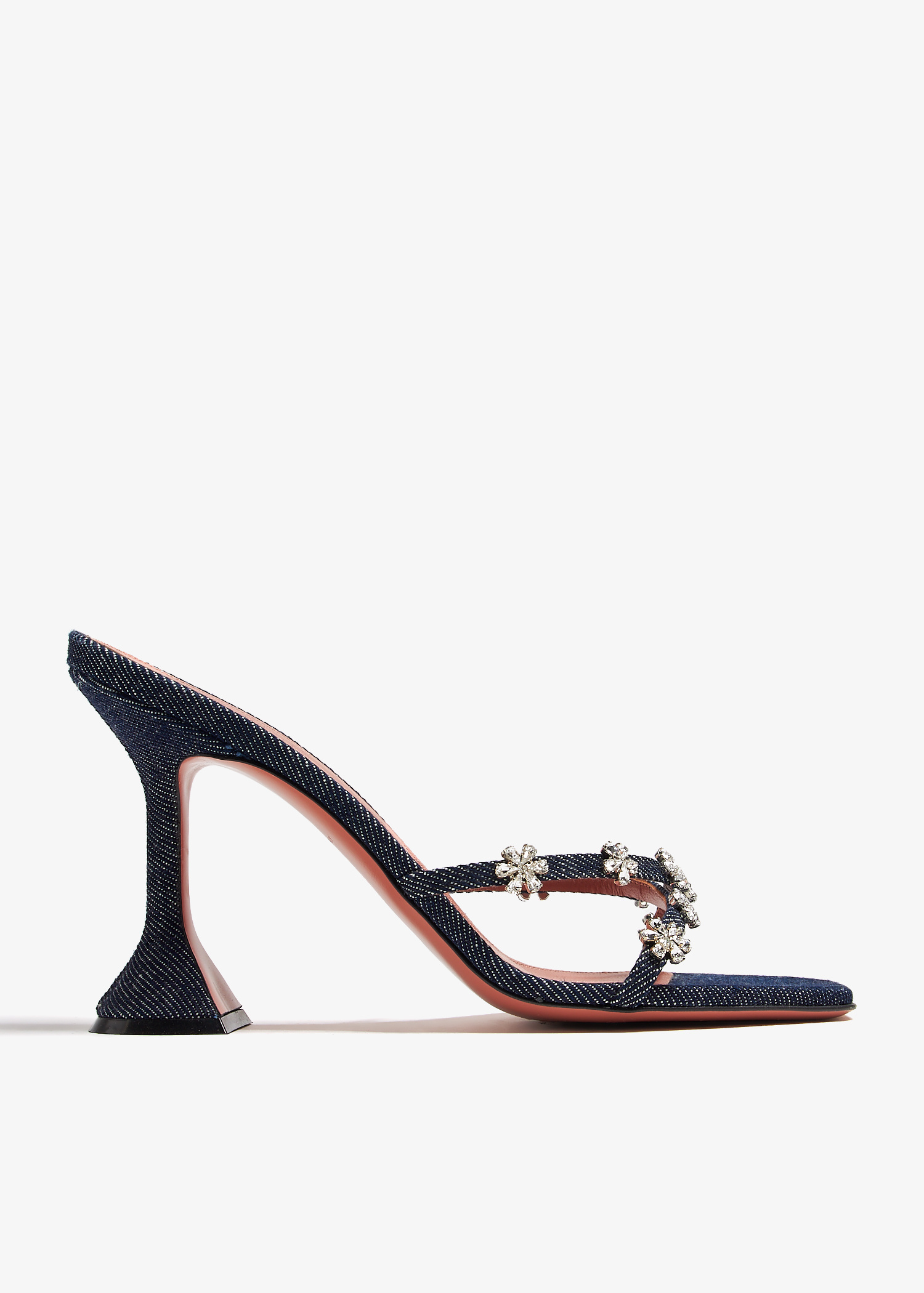【関税&送料込】Amina Muaddi Agnese Sandals In Laminated Lea AMINA MUADDI Agnese sandals in laminated leather - Gold