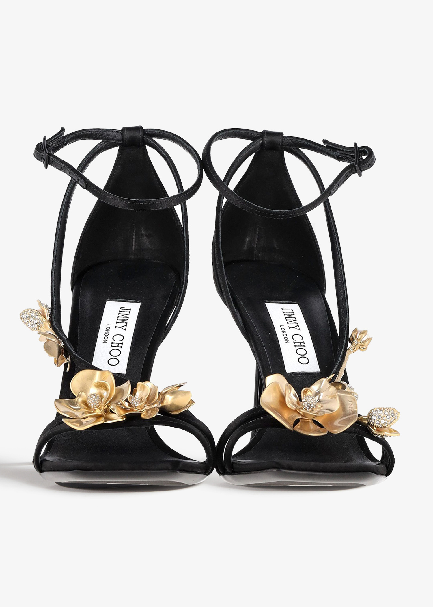 Jimmy Choo Pre-Loved Zea 95 sandals for Women - Black in UAE