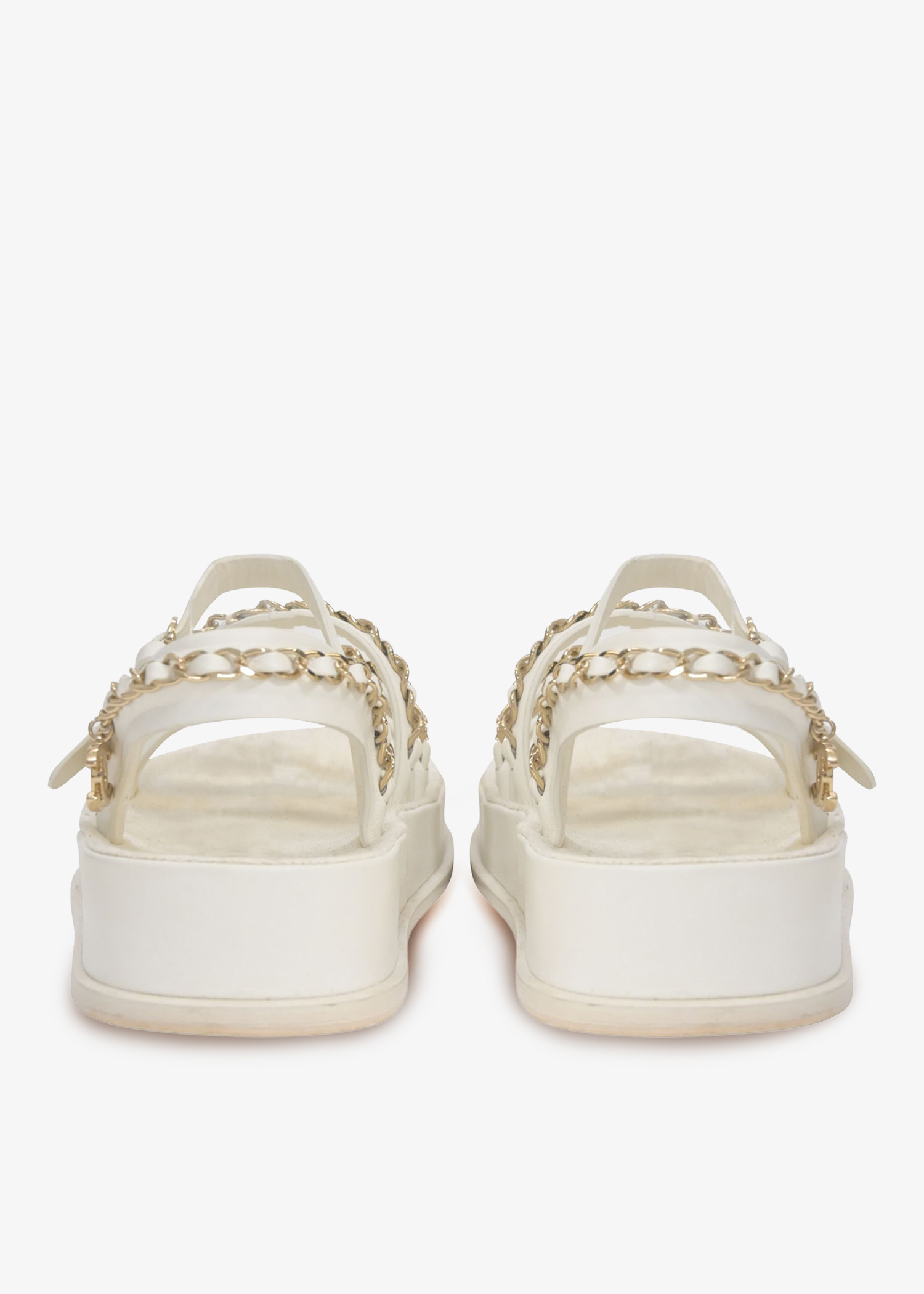 Chanel Pre-Loved Interlocking CC Logo sandals for Women