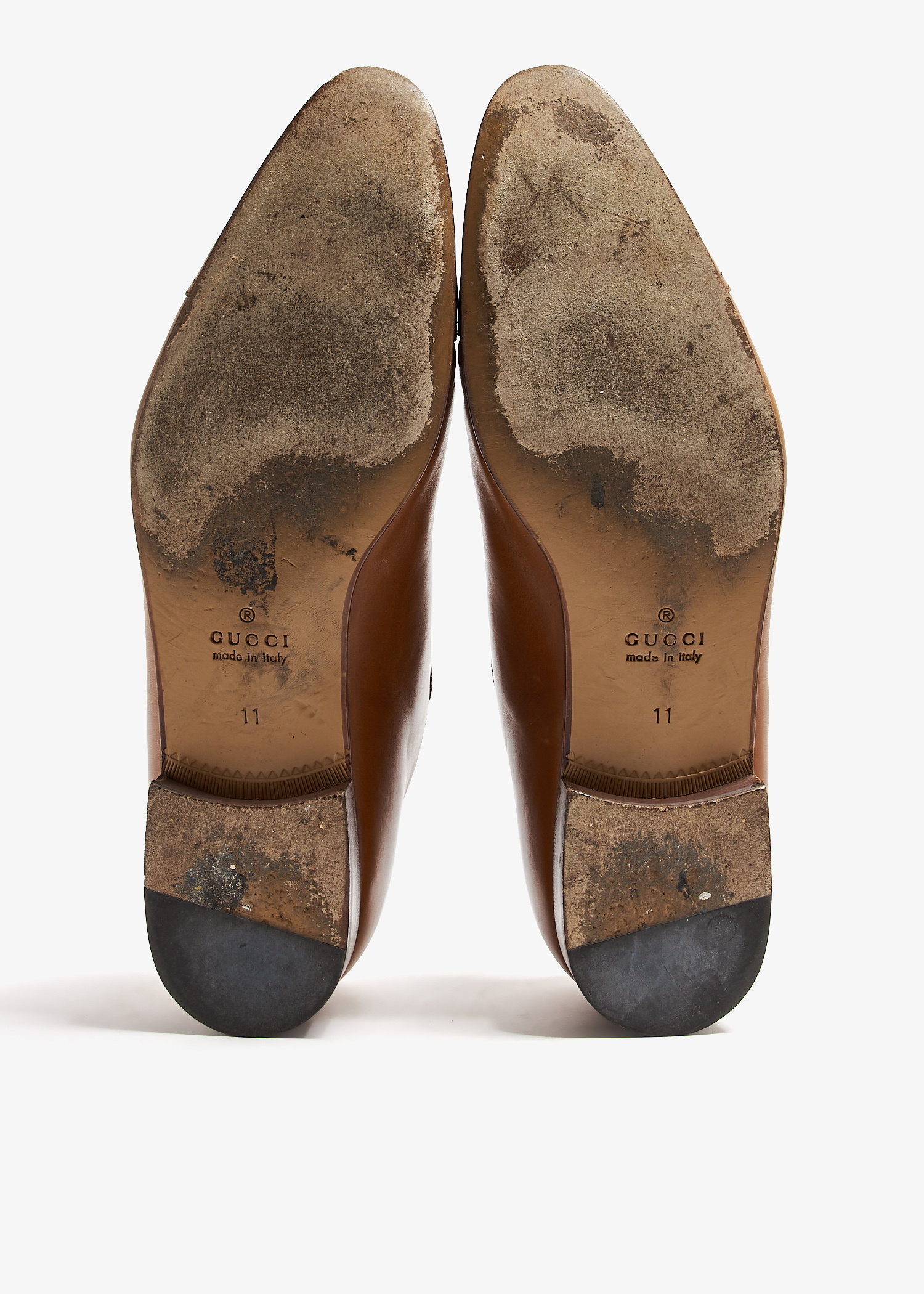 Gucci Pre-Loved Oxford lace-up shoes for Men - Brown in UAE