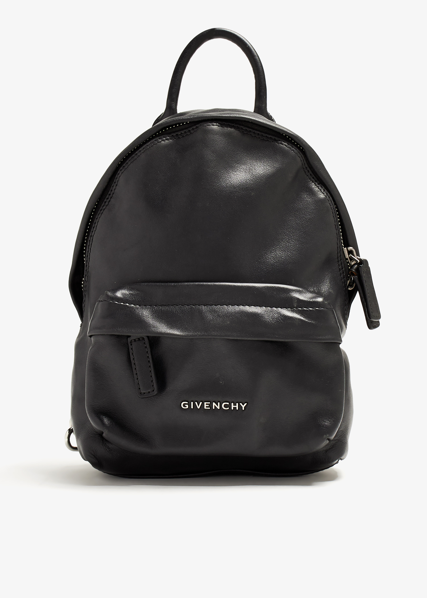 GIVENCHY Back pack nano スムース カーフレザー Givenchy Pre-Loved Nano logo backpack for Women - Black in UAE