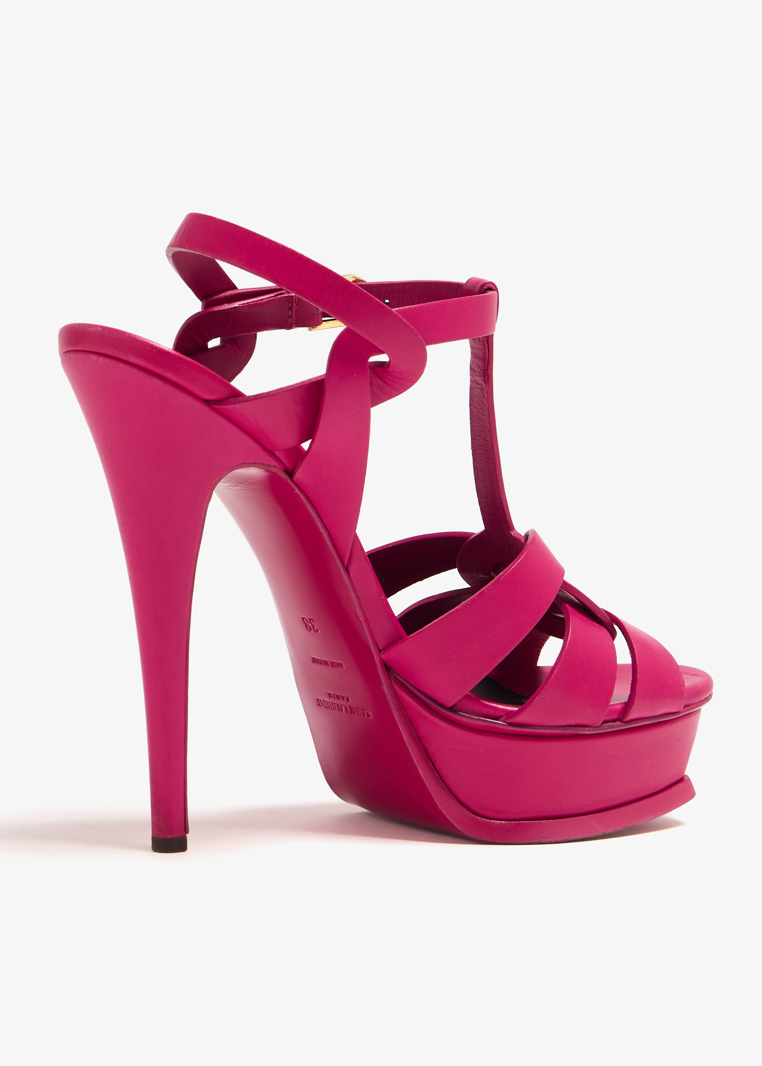 Saint Laurent Pre-Loved Tribute platform sandals for Women Saint Laurent Pre-Loved Tribute platform sandals for Women