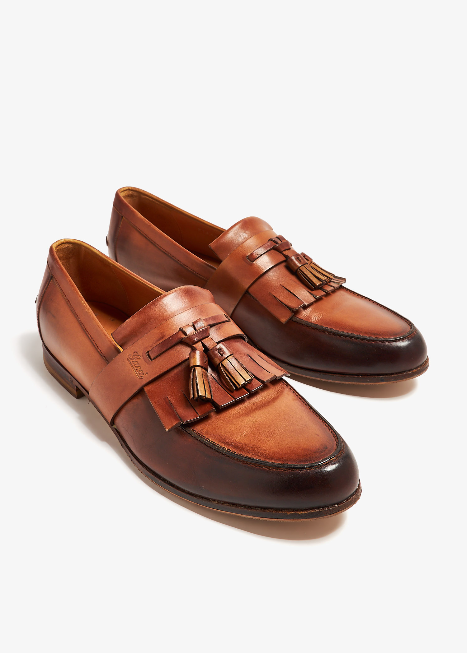 靴 GUCCI Tassel Fringe Curtis Loafers 靴 GUCCI Tassel Fringe Curtis Loafers Gucci fringe-detail