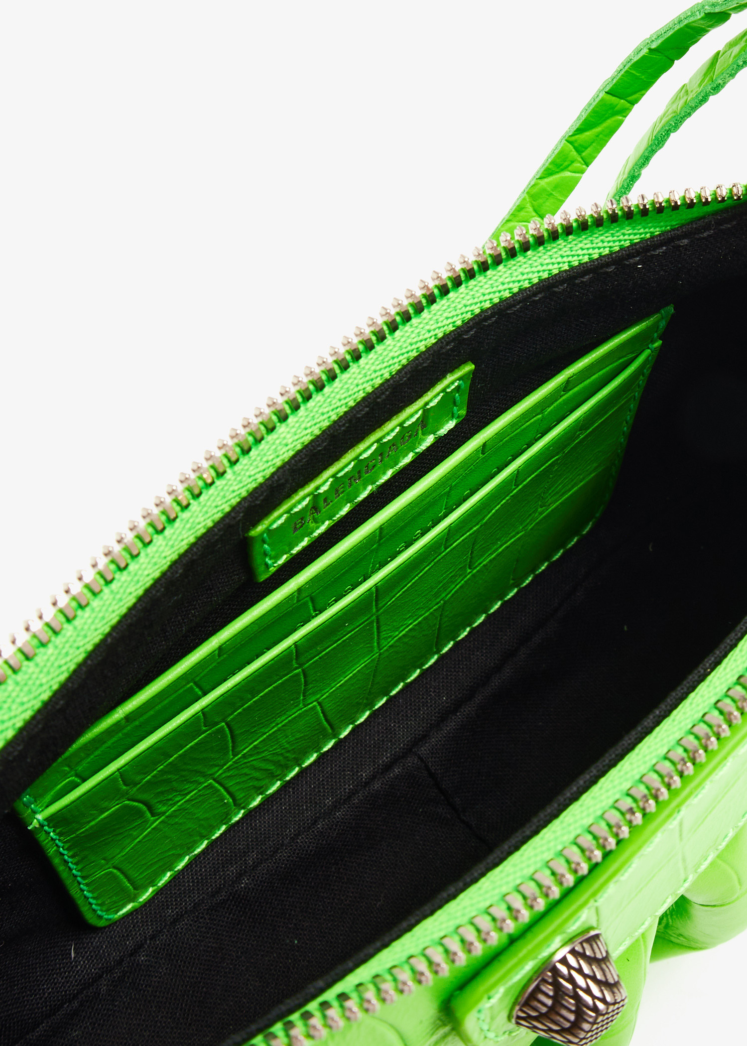 Balenciaga Pre-Loved Le Cagole mini chain bag for Women - Green in