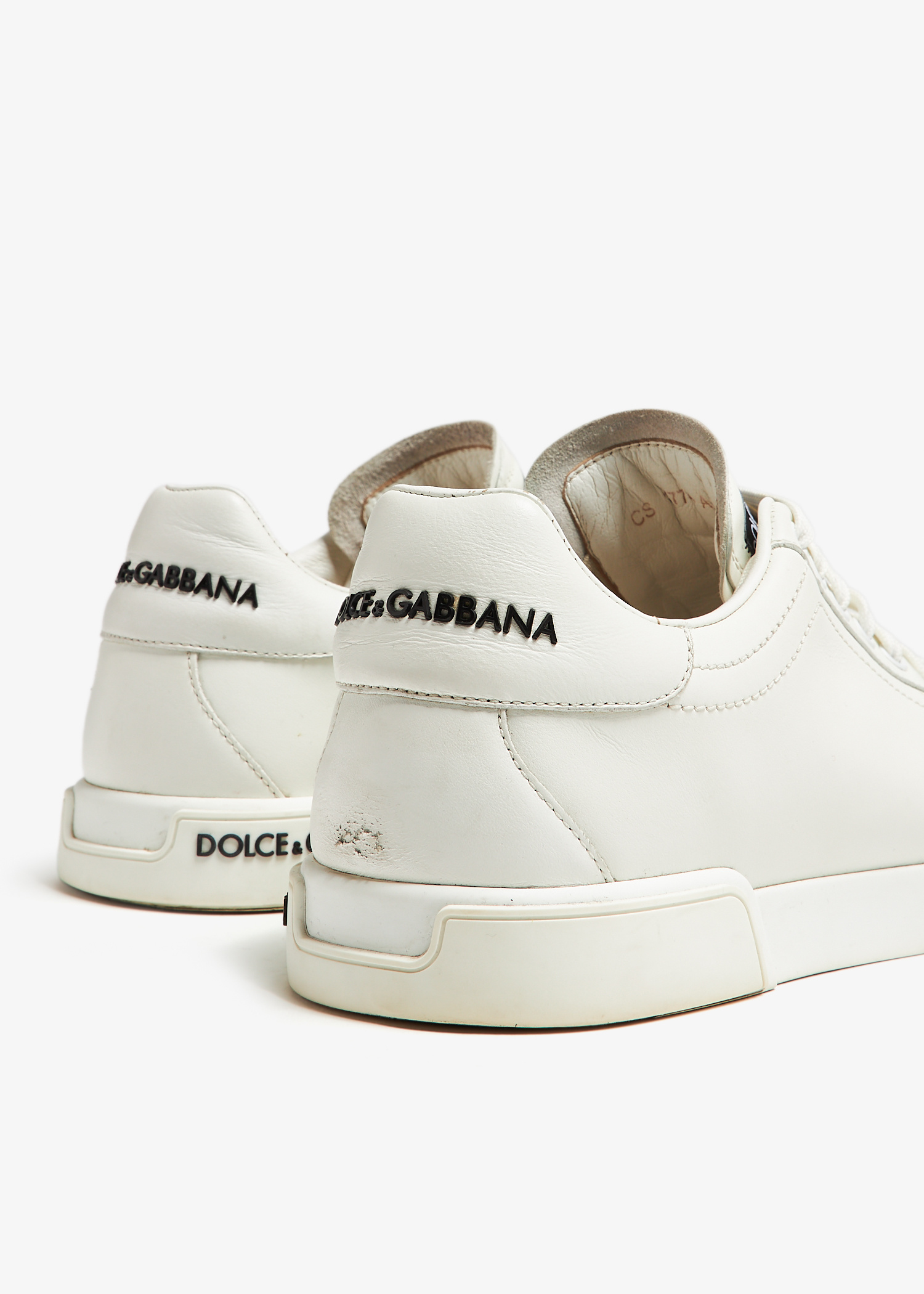 Dolce&Gabbana Pre-Loved Logo Embossed low-top sneakers for