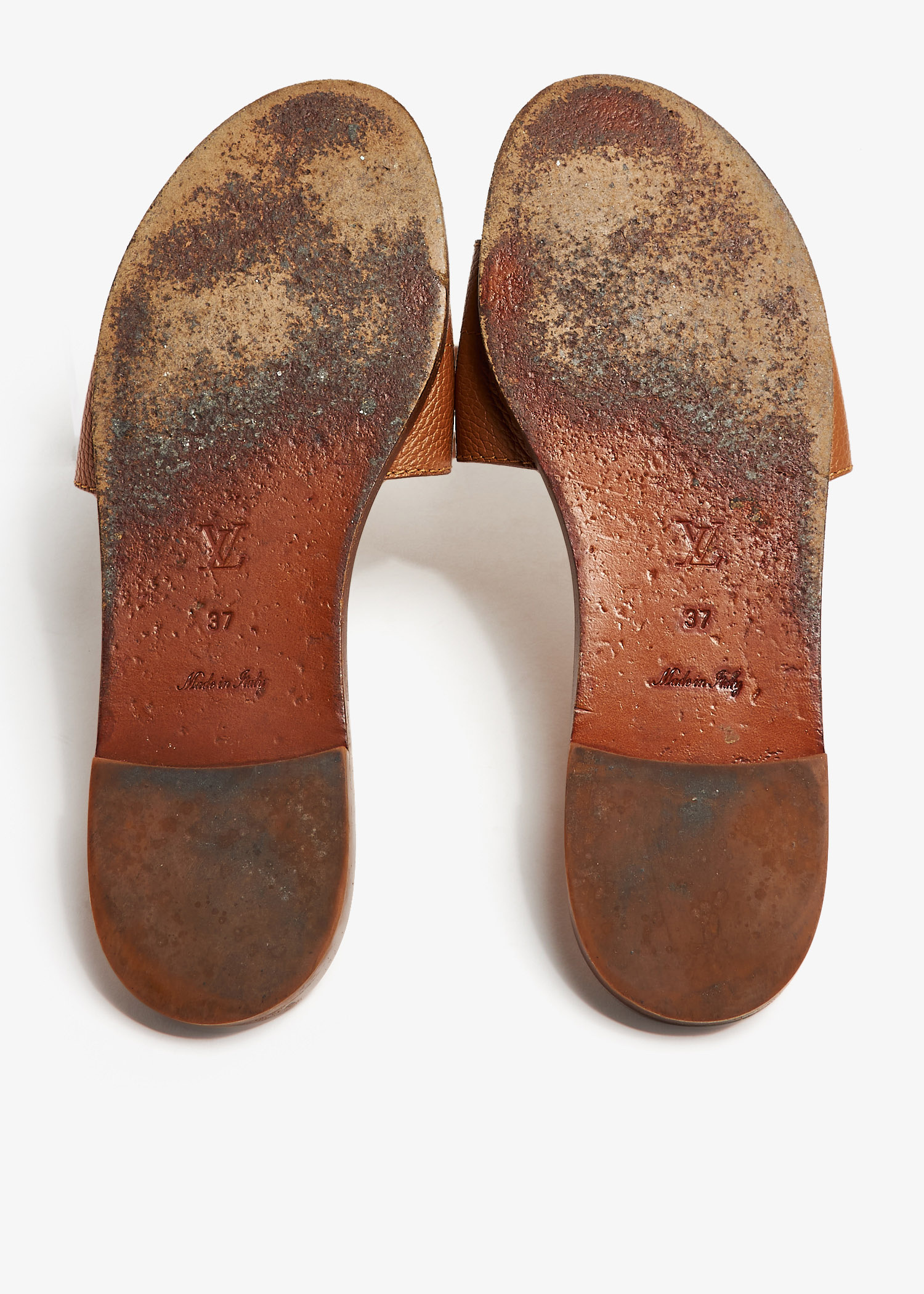 Louis Vuitton Pre-Loved Lock It flat sandals for Women