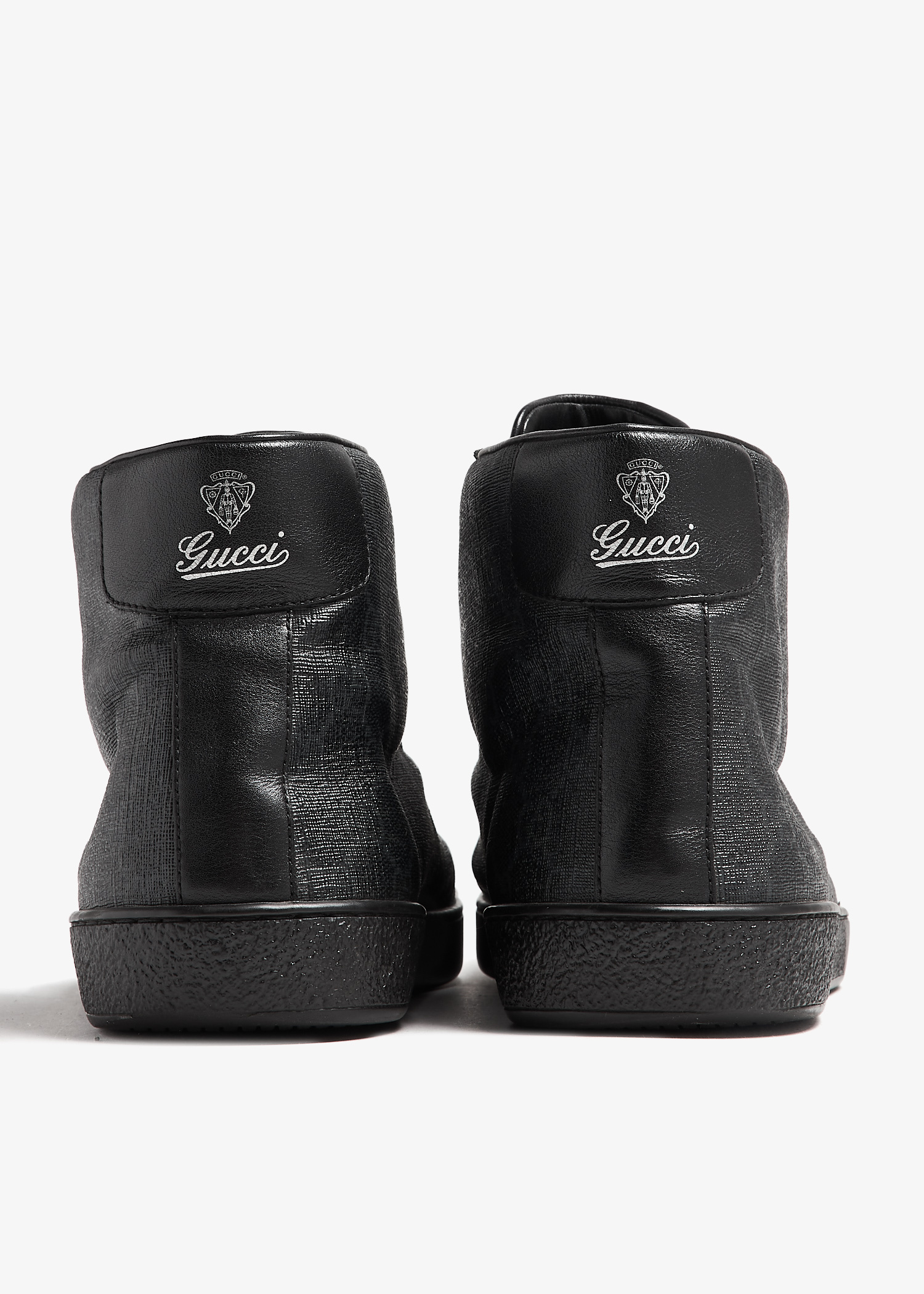 Gucci Pre-Loved Brooklyn GG Supreme high-top sneakers for