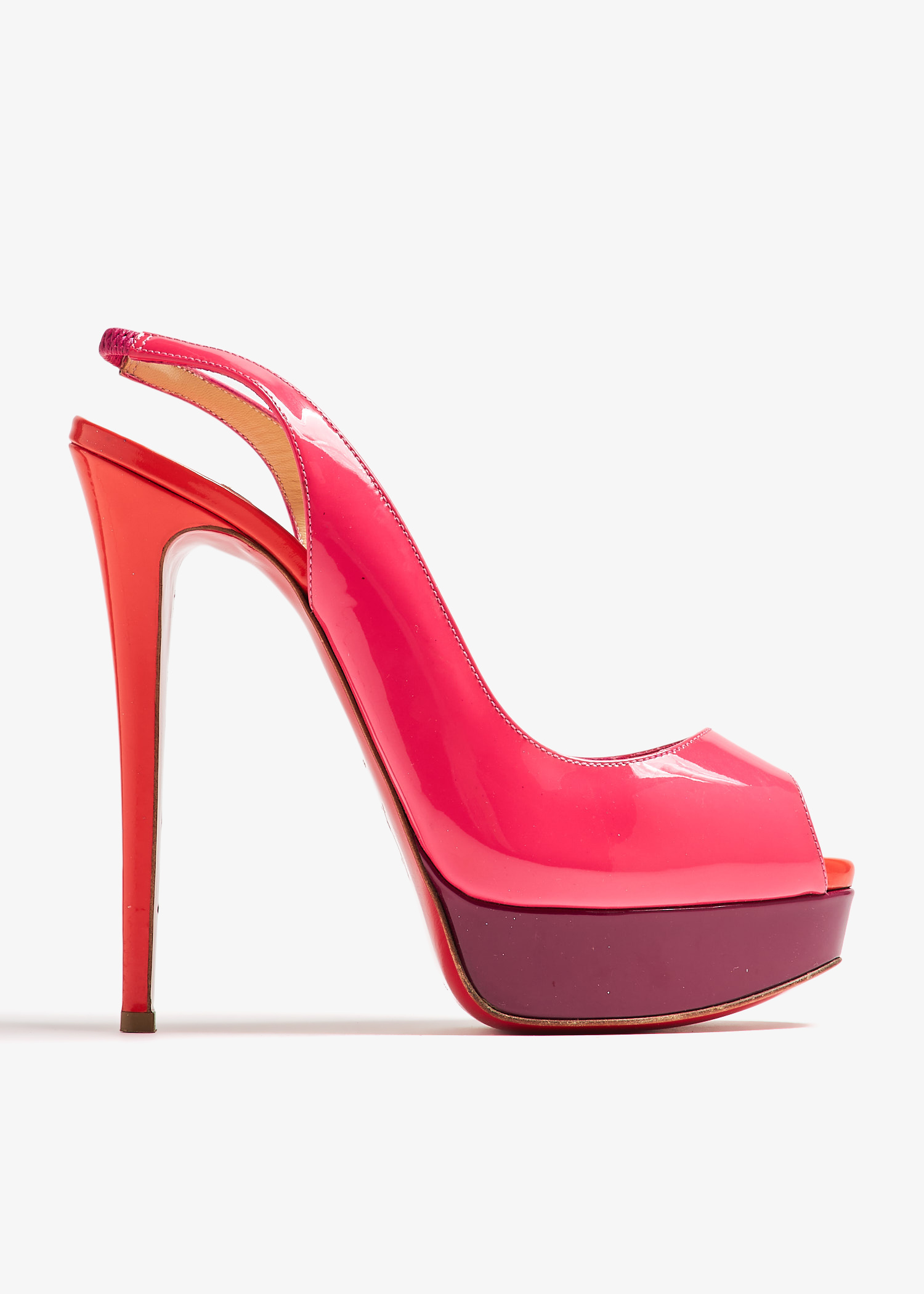 海外希少【Christian Louboutin】ロザリー サンダル ピンク Rosalie Strass - 100 mm Sandals - Suede and laminated calf