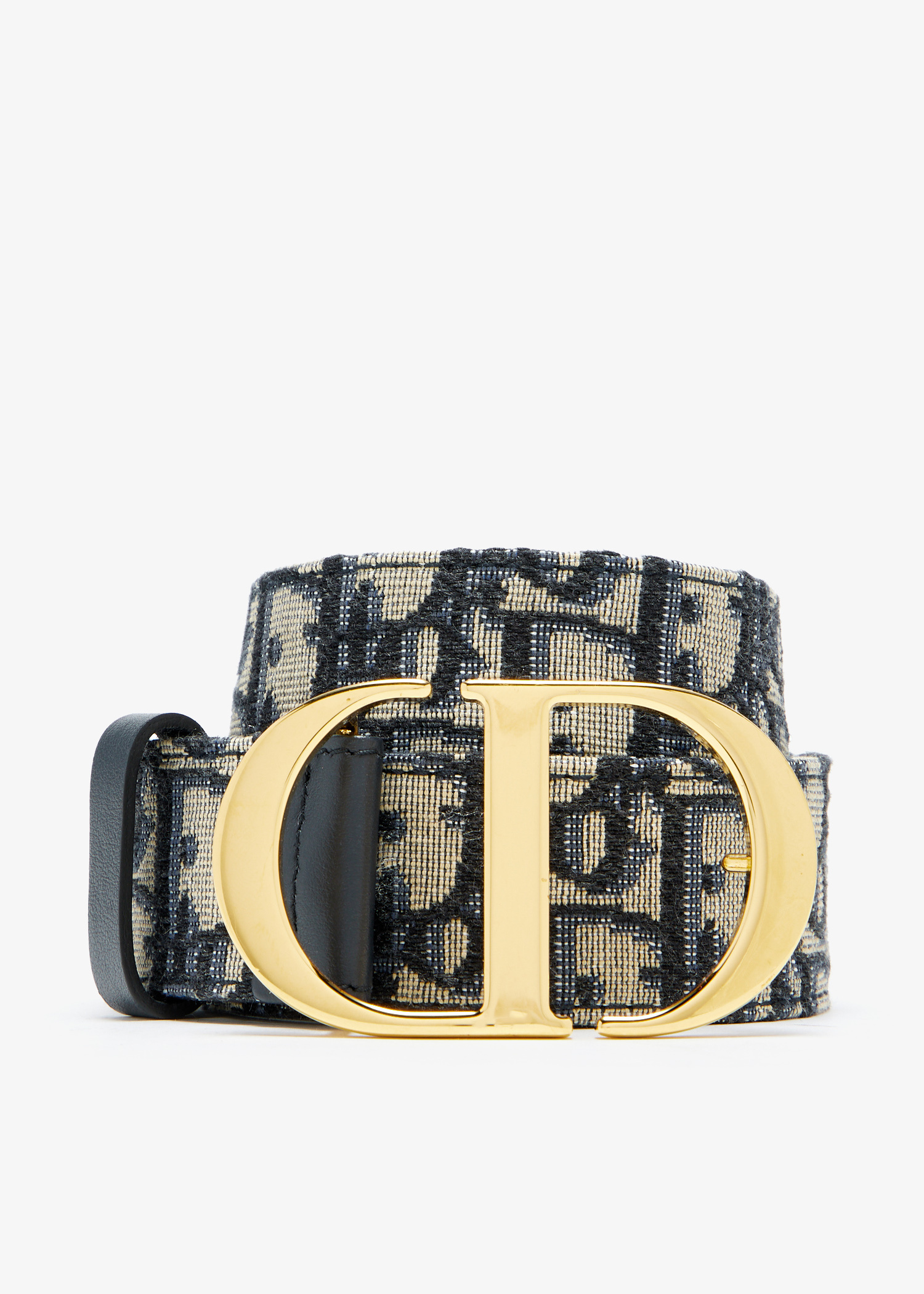 【関税&送料込】Dior 30 Montaigne Belt 30 Montaigne Reversible Belt Blue Smooth Calfskin and Dior