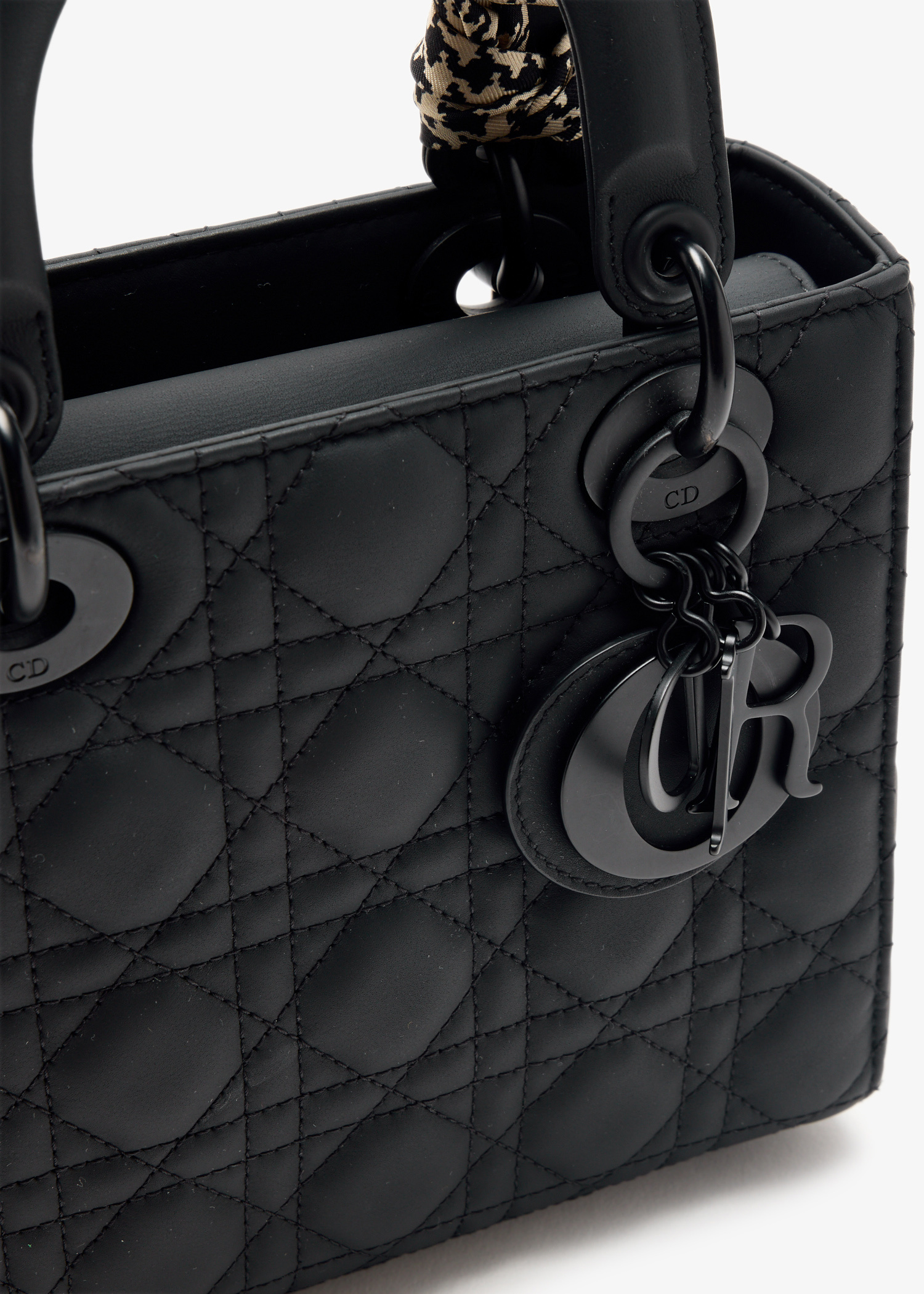 Dior Pre-Loved Small Lady Dior My ABCDior bag for Women - Black in 