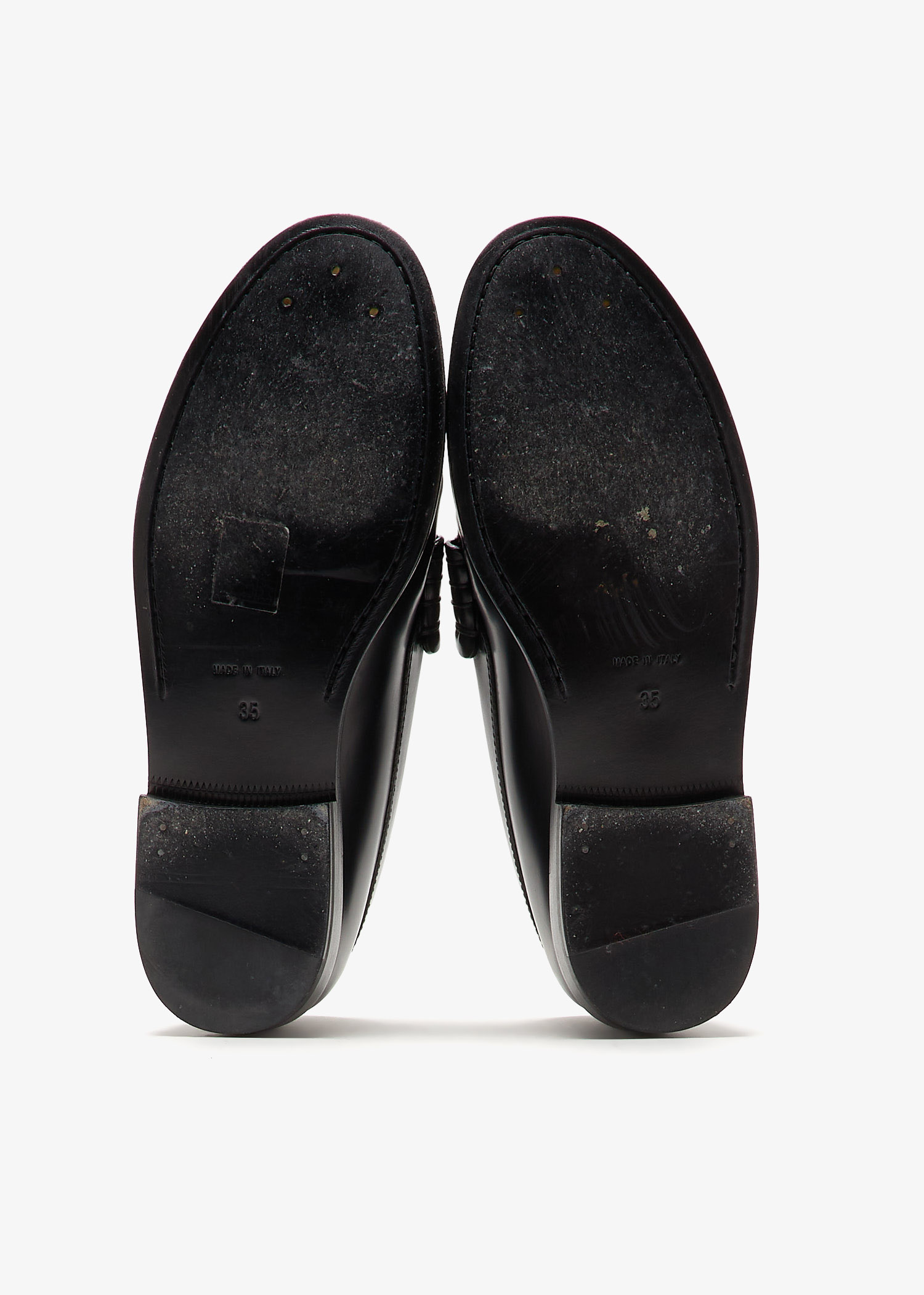 CELINE Pre-Loved Penny loafers for Women - Black in UAE | Level Shoes