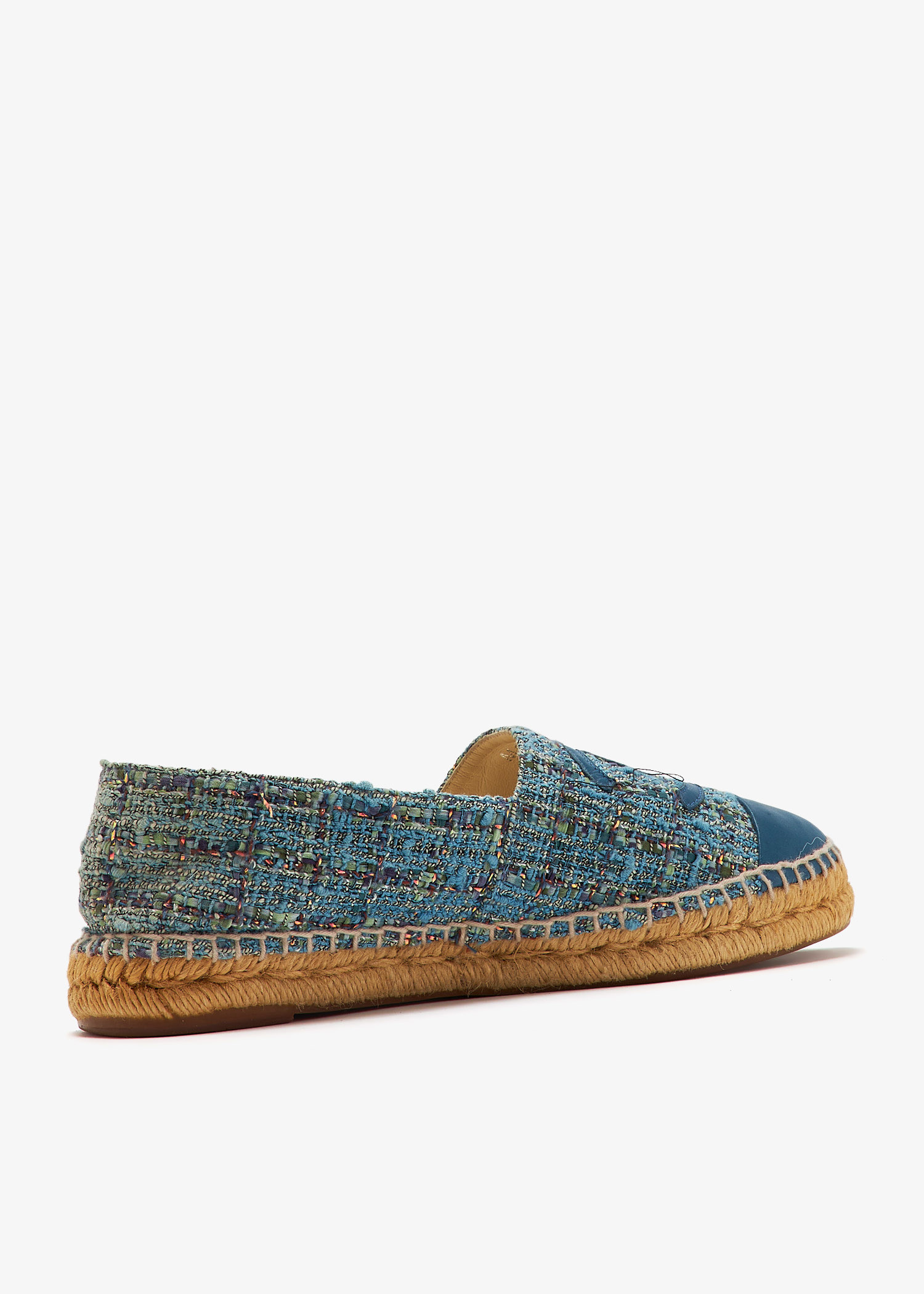Chanel Pre-Loved CC Cap Toe espadrilles for Women - Blue in