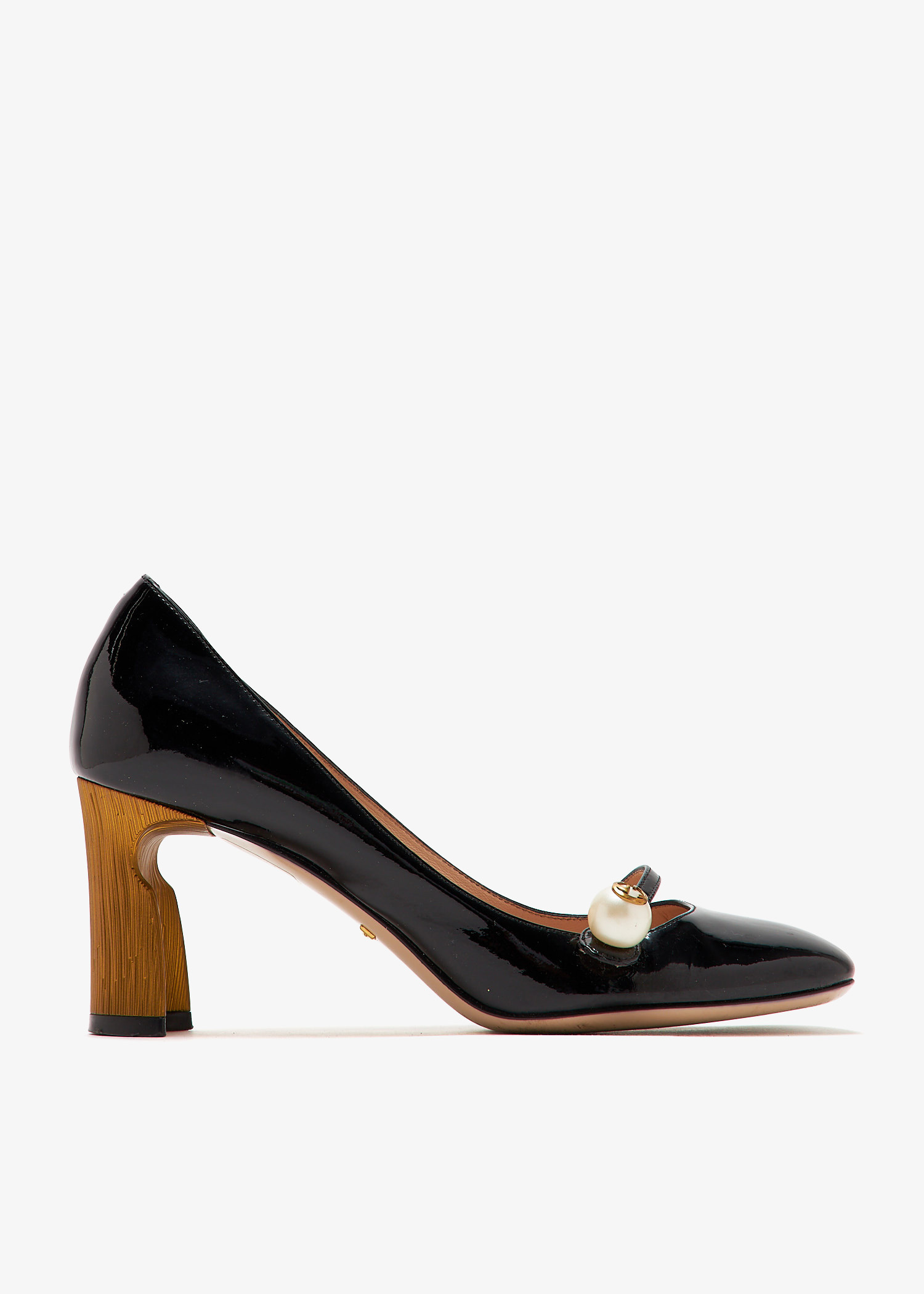 GUCCI ビジュー装飾 ブラックミュール GUCCI（グッチ）の「Gucci - プリンスタウン フラットミュール