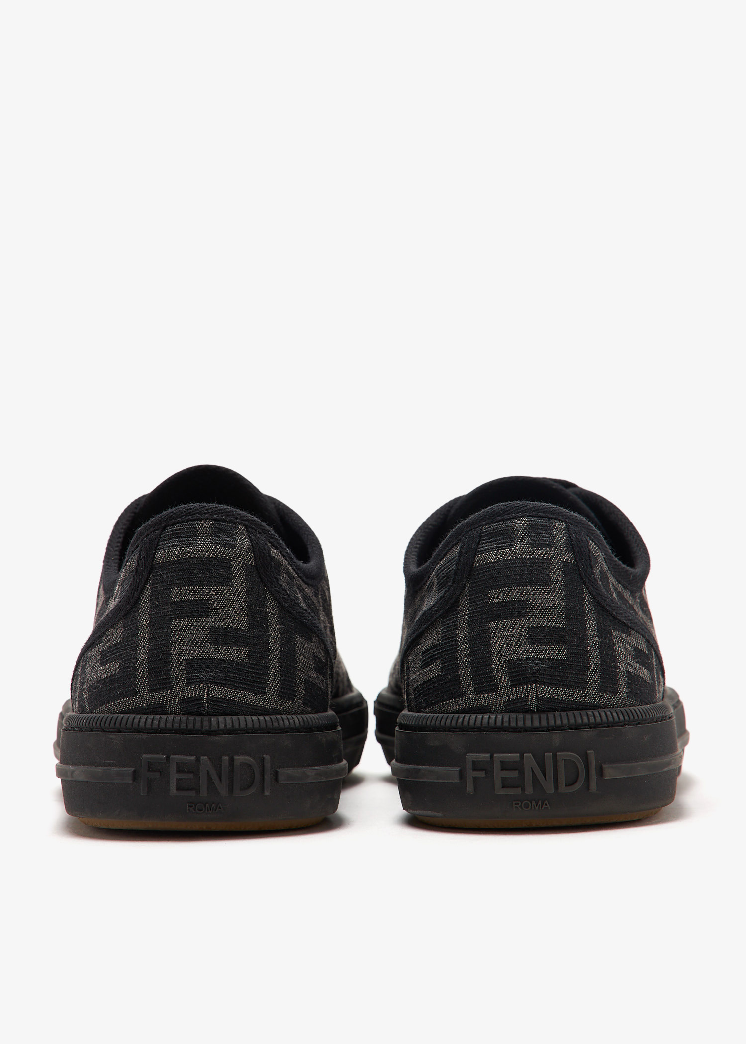 FENDI Pre-Loved Domino sneakers for Men - Black in UAE