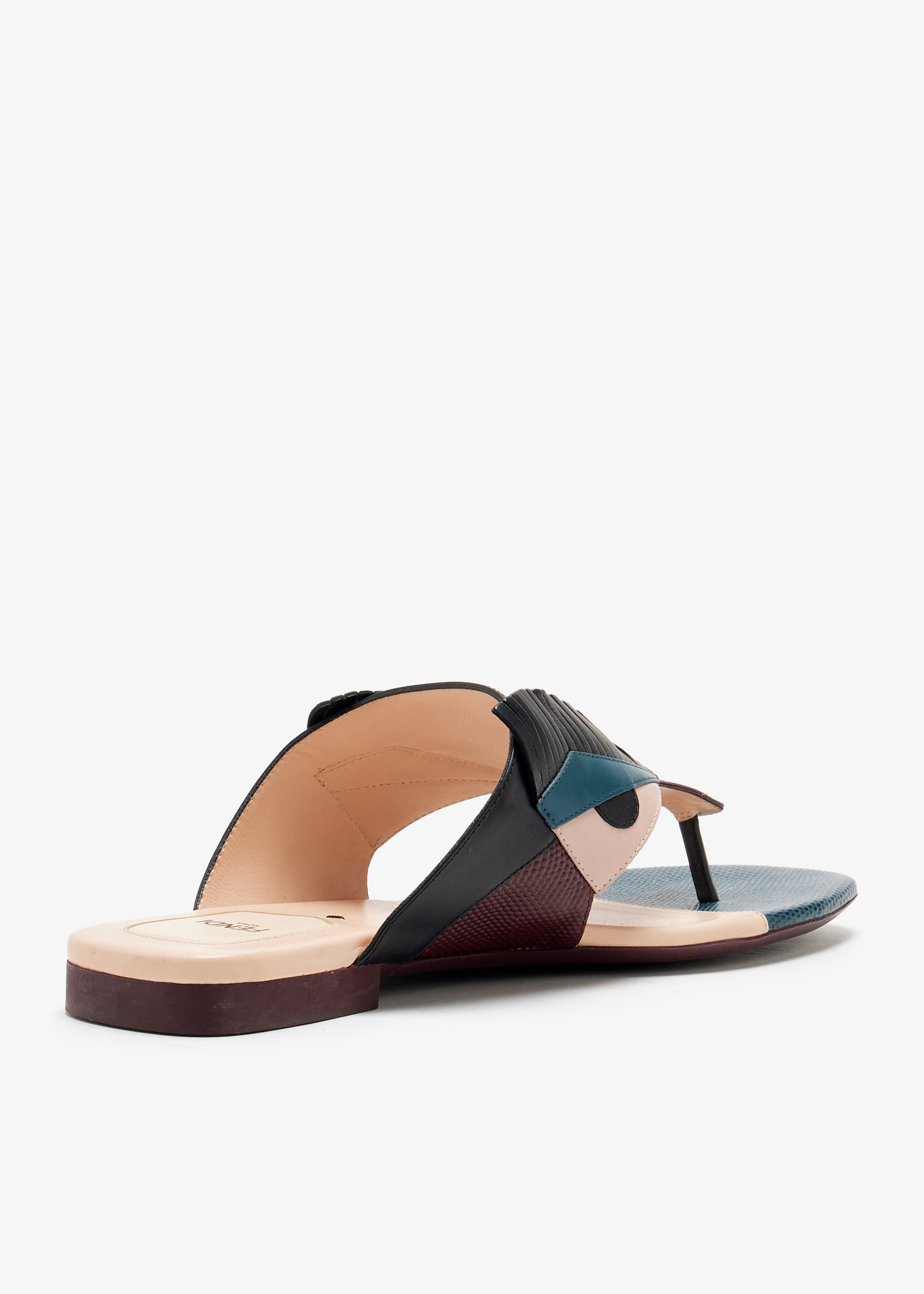FENDI Pre-Loved Bugs thong sandals for Women - Multicolored