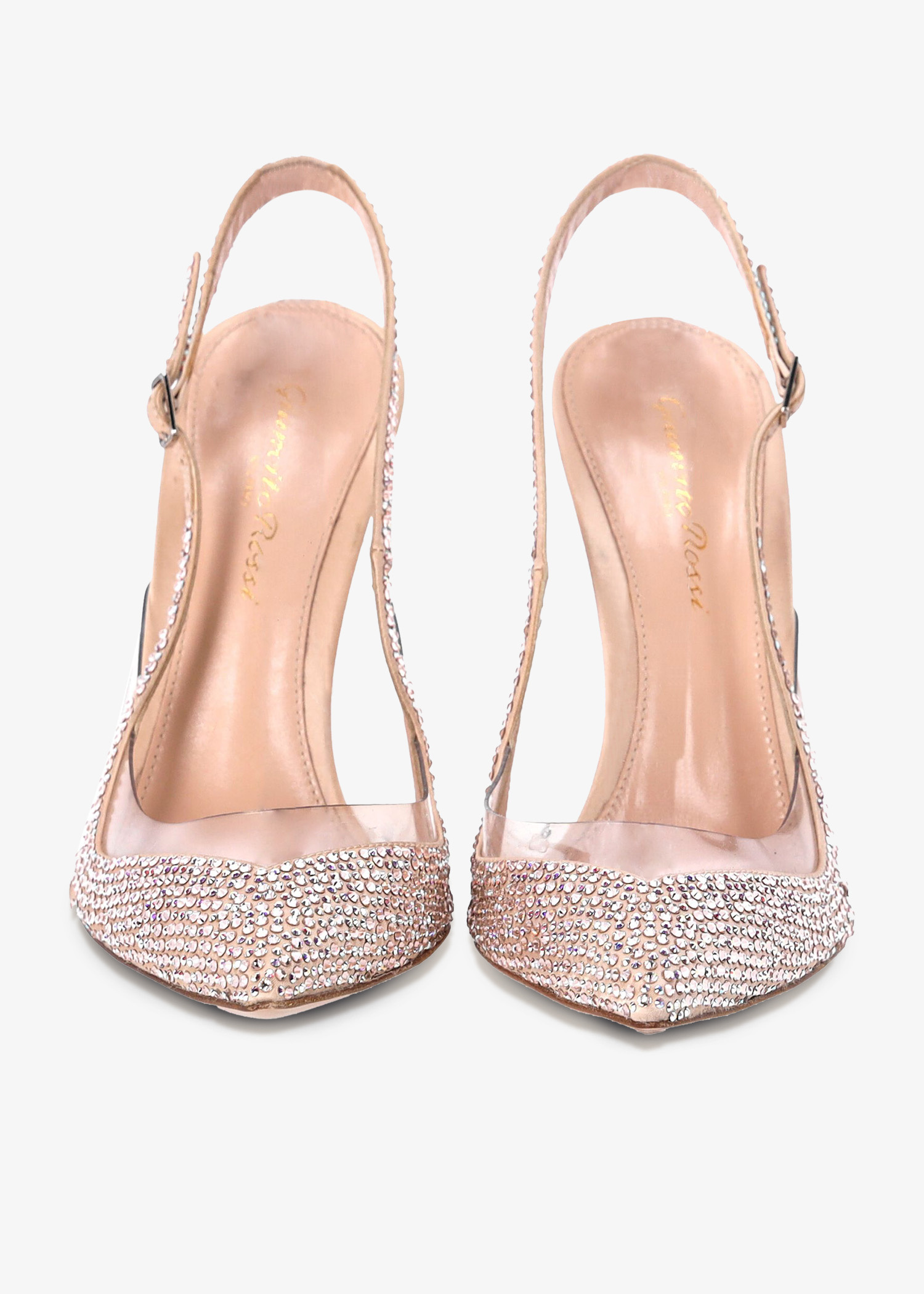 Gianvito Rossi Pre-Loved Embellished Slingback pumps for