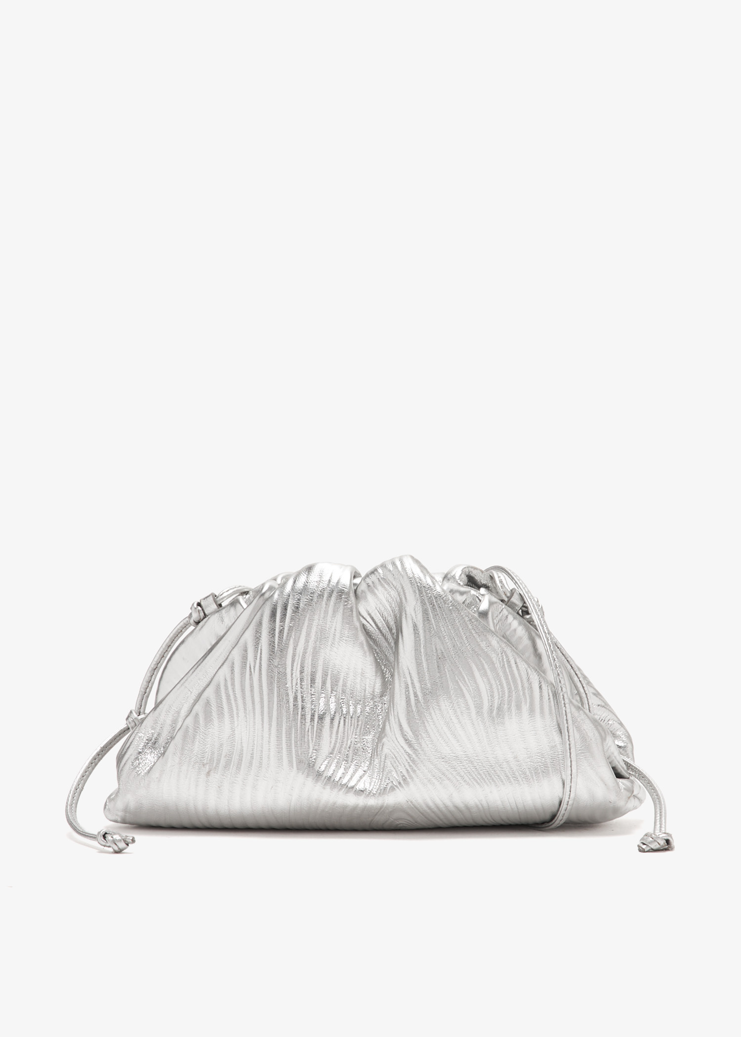 Bottega Veneta Pre-Loved Mini Pouch bag for Women - Silver