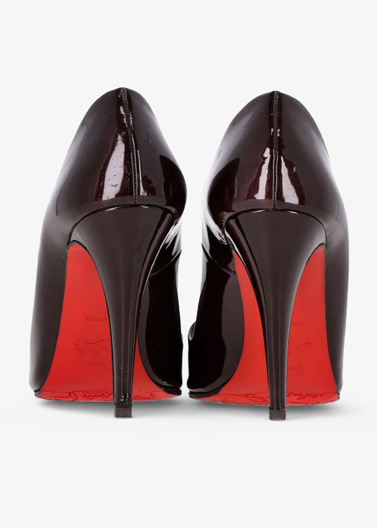 【SALE】Christian Louboutin ハイヒール オープントゥ Christian Louboutin Miss Z 80MM Patent Leather Pumps | Saks