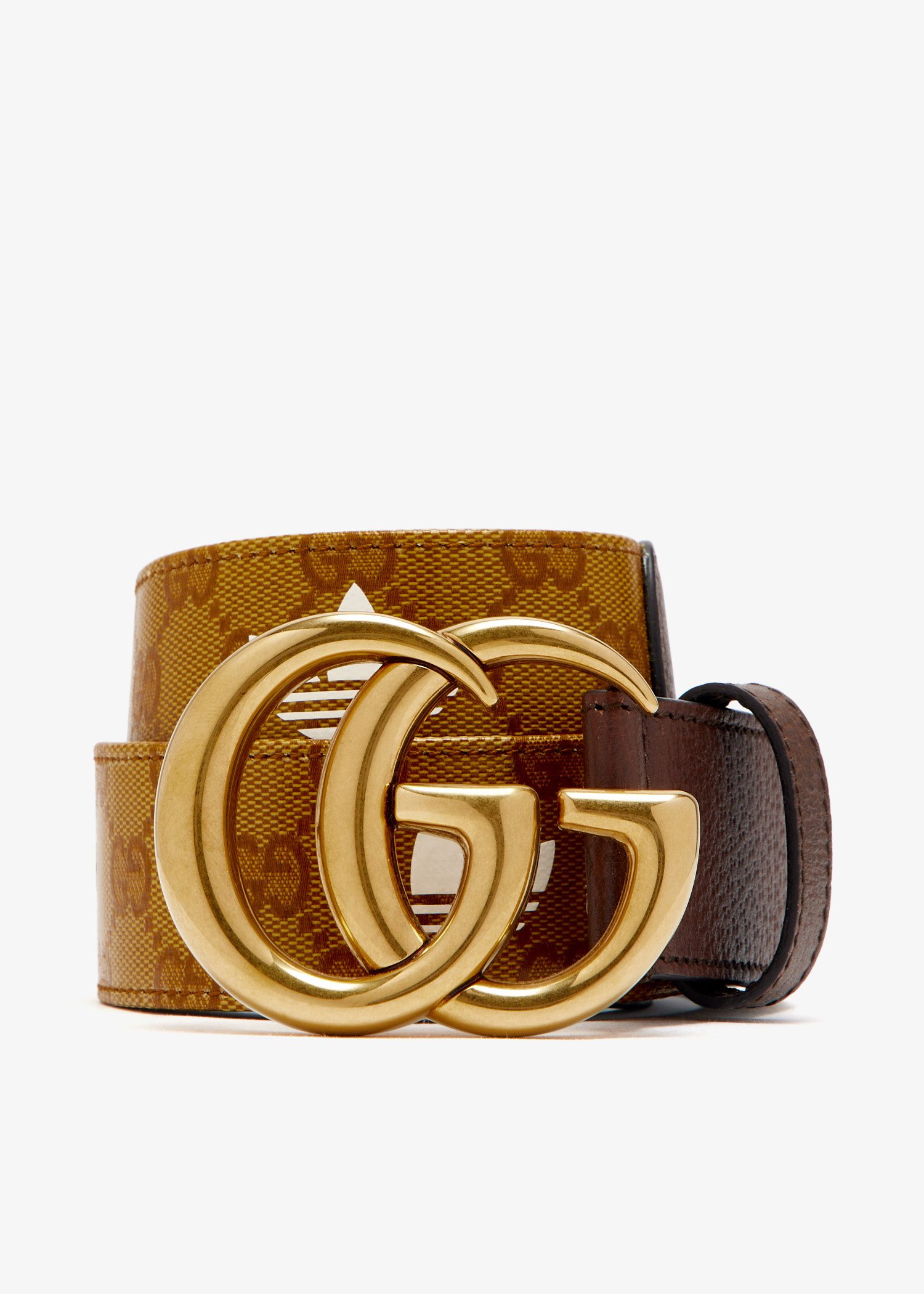 Gucci Pre-Loved x Adidas GG Marmont belt for Men - Brown in UAE