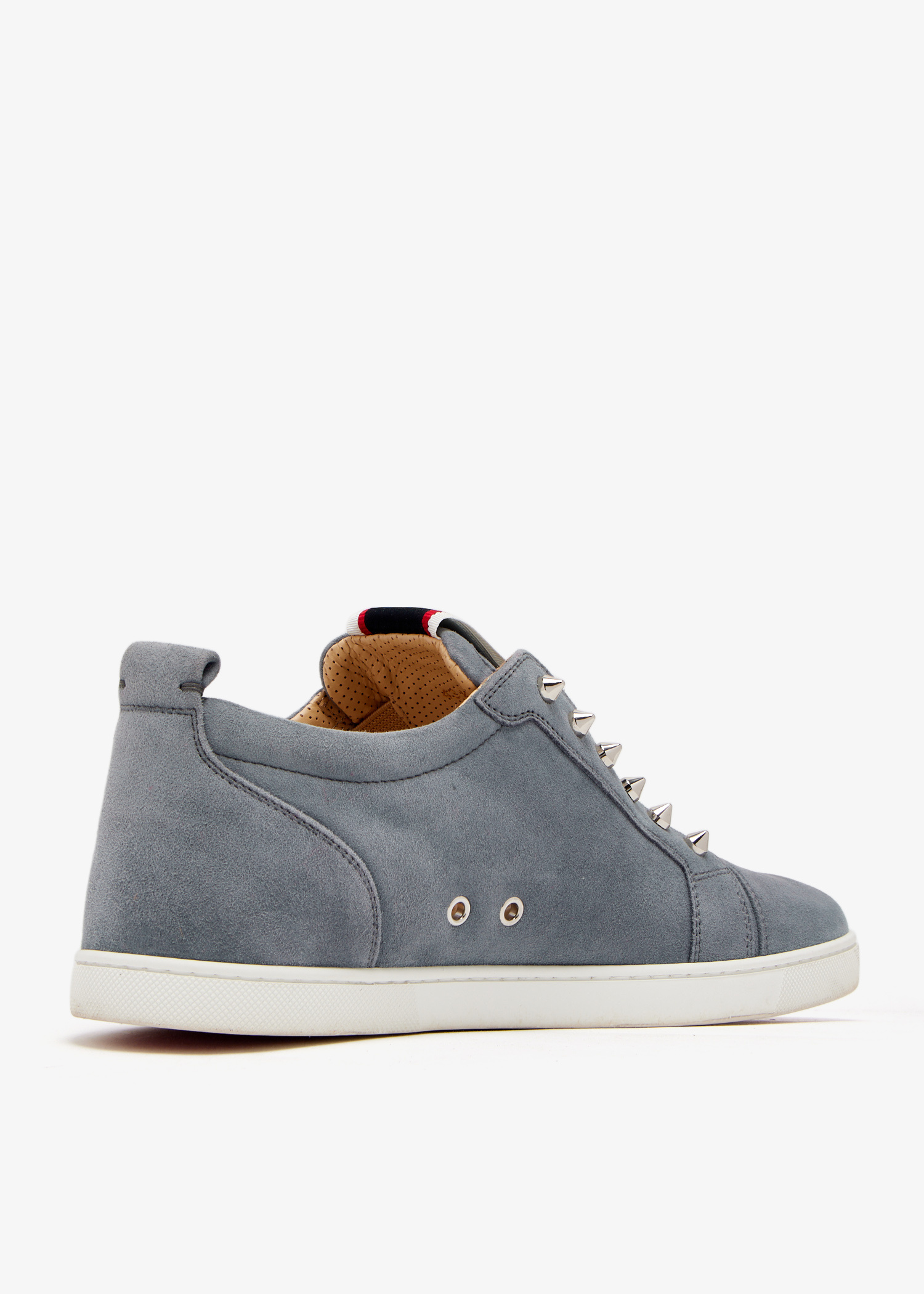 【最高に映える】Christian Louboutin ロゴ スエード スライド F.A.V Fique A Vontade (Men) ホワイト カーフレザー - Shoes