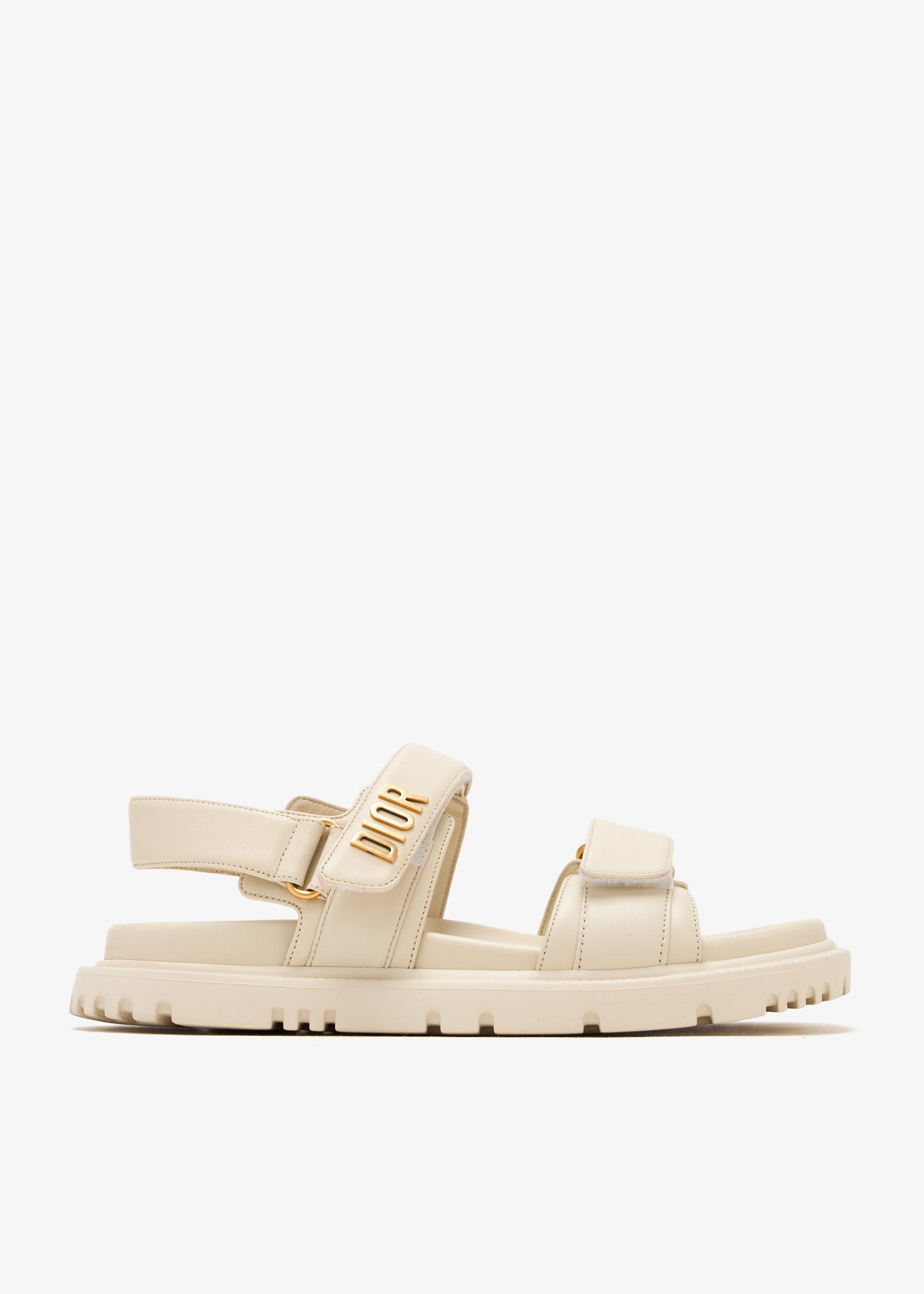 Dior Pre-Loved DiorAct sandals for Women - Cream in UAE