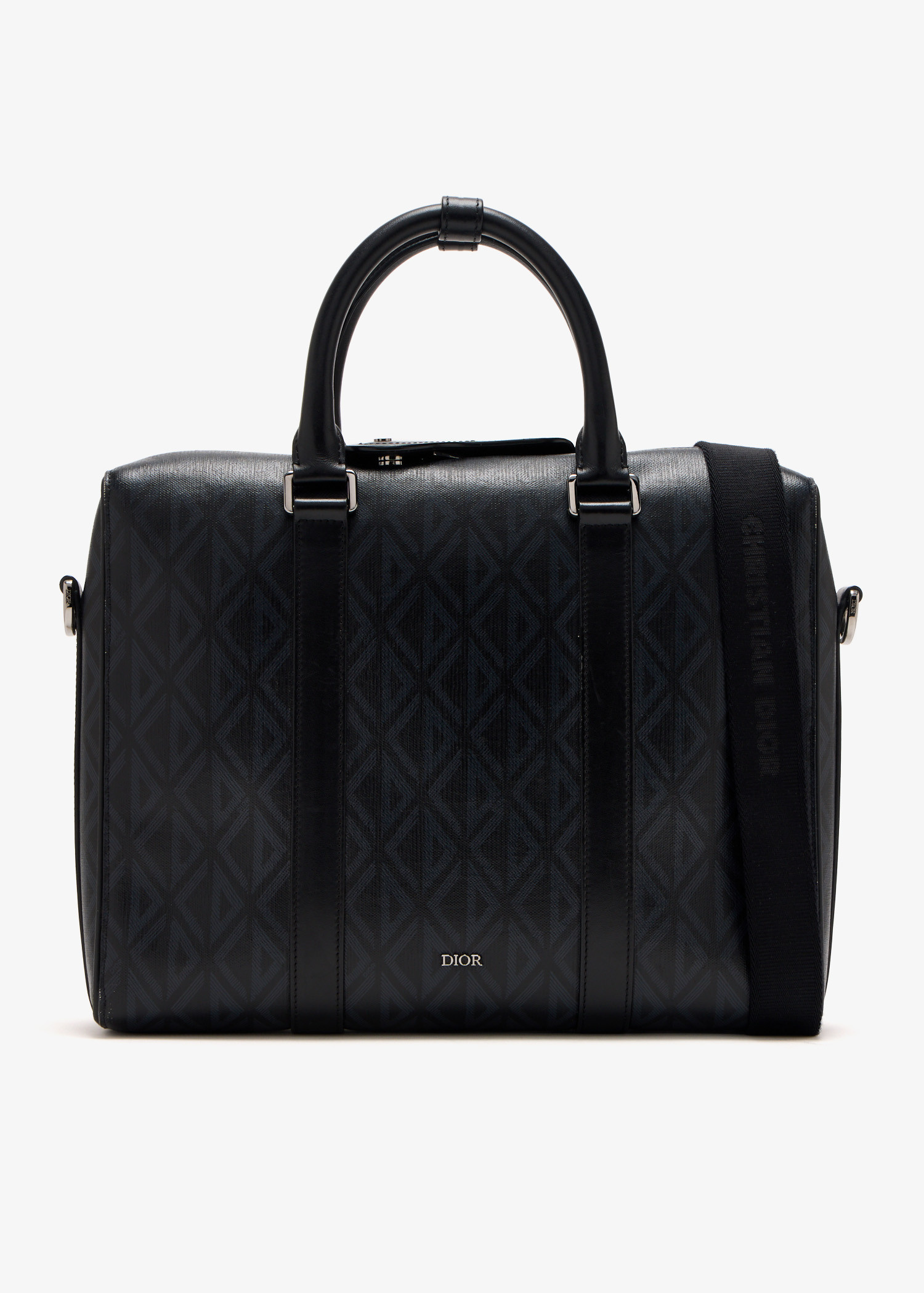 Dior Pre-Loved CD Diamond briefcase for Women - Black in KSA