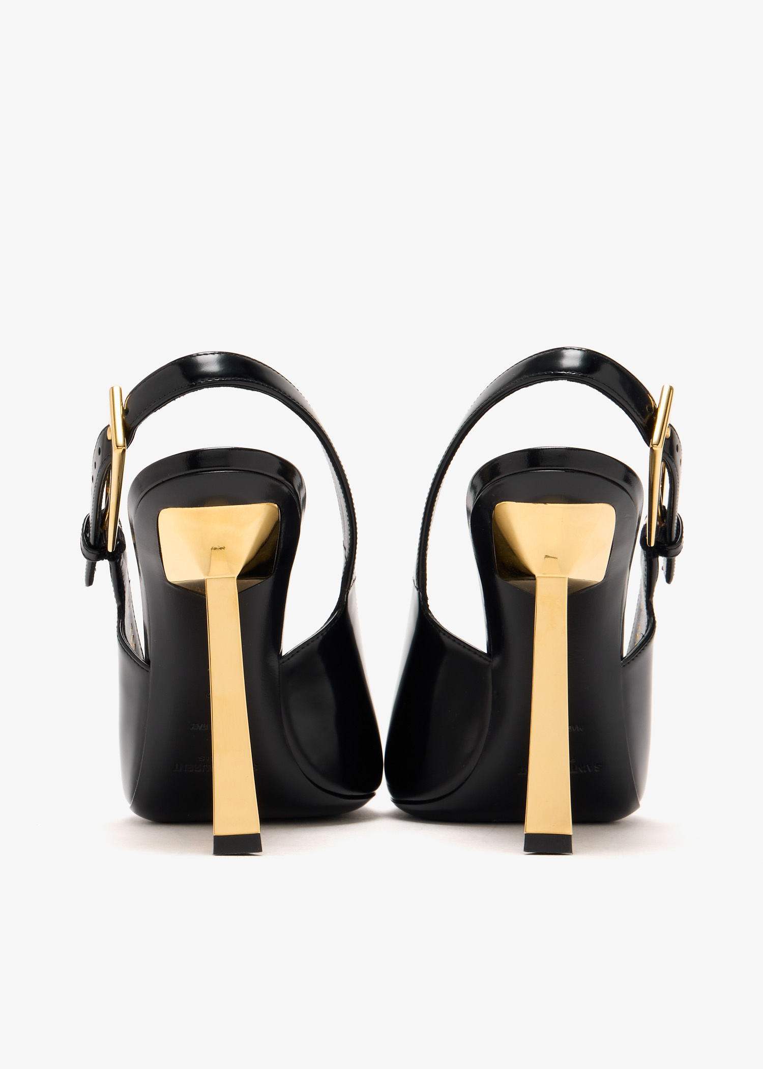 １点限り!VIPセール[累積売上総額第１位] SAINT LAURENT★575491 Saint Laurent Date heel sandals for Women - Black in UAE