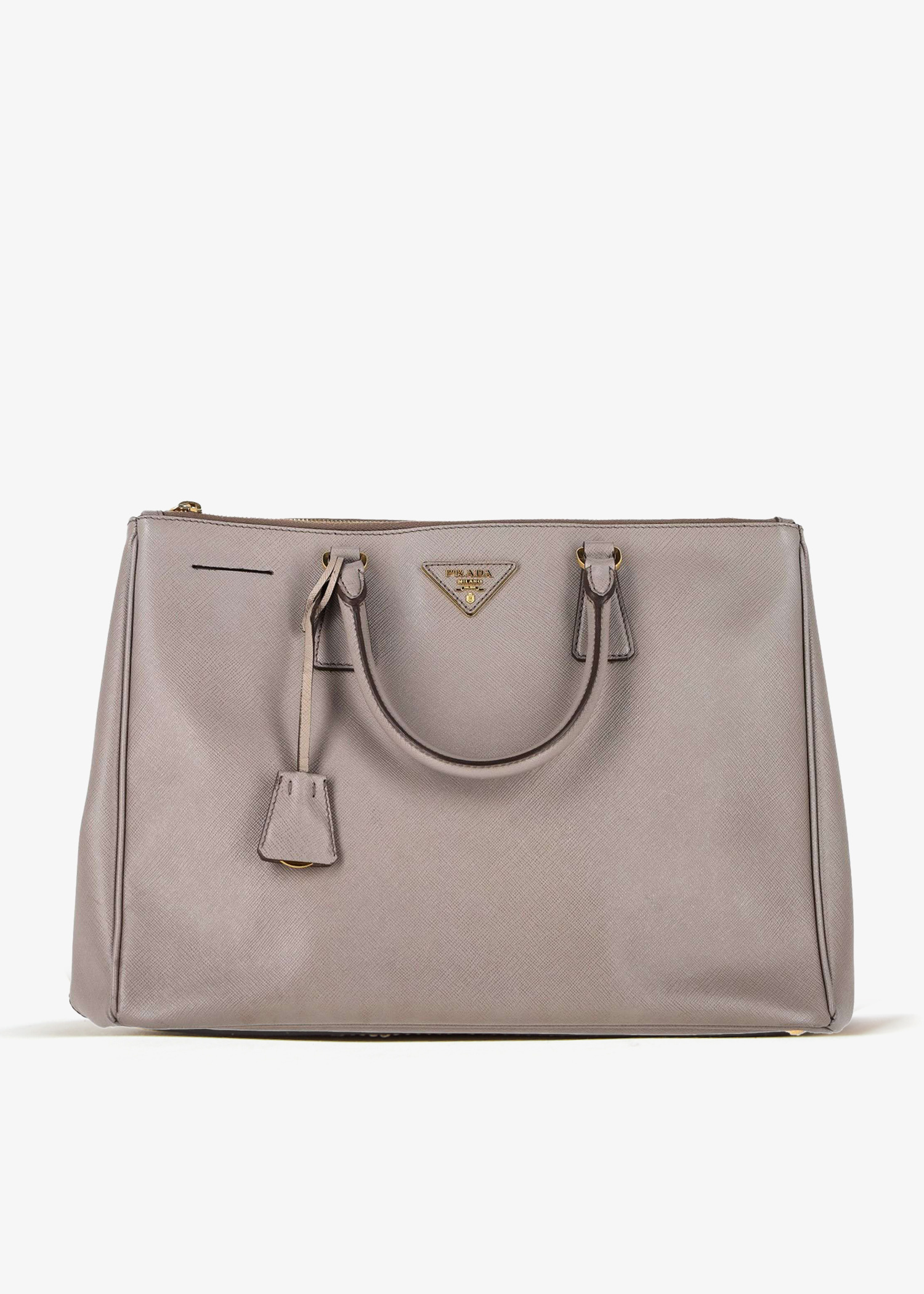 Prada Pre-Loved Saffiano Lux large tote bag for Women - Grey