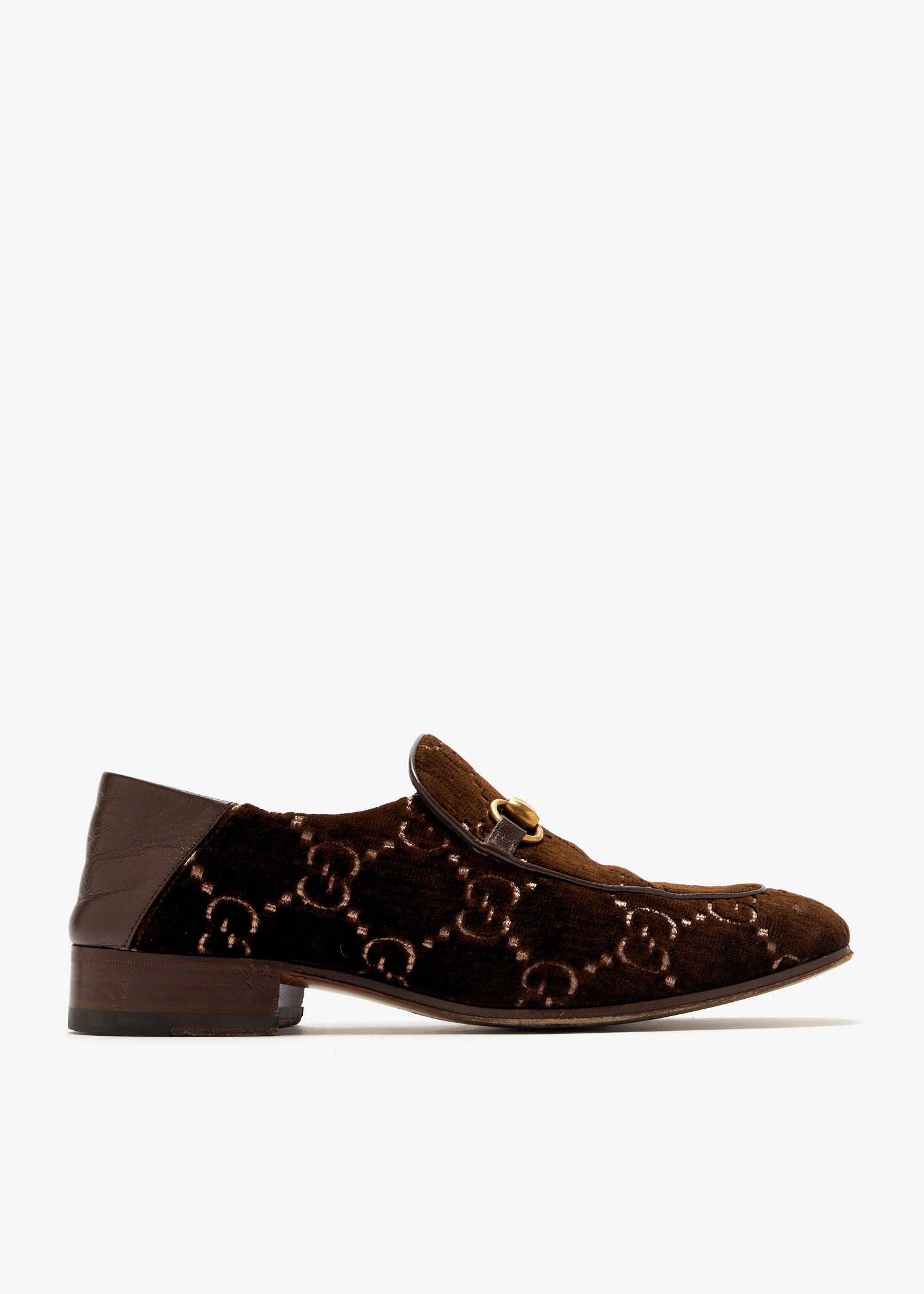 Gucci Pre-Loved Mister GG slip-on loafers for Men - Brown in UAE