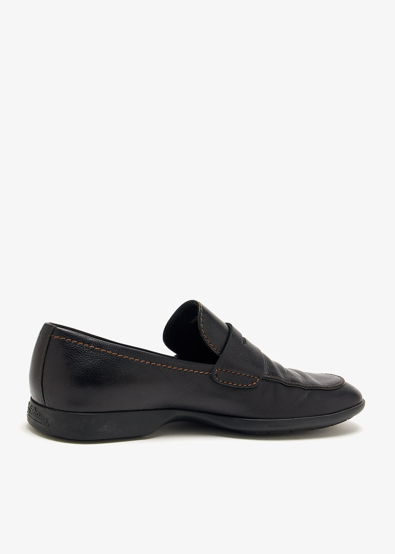 Louis Vuitton Pre-Loved Logo-embossed penny loafers for Men 