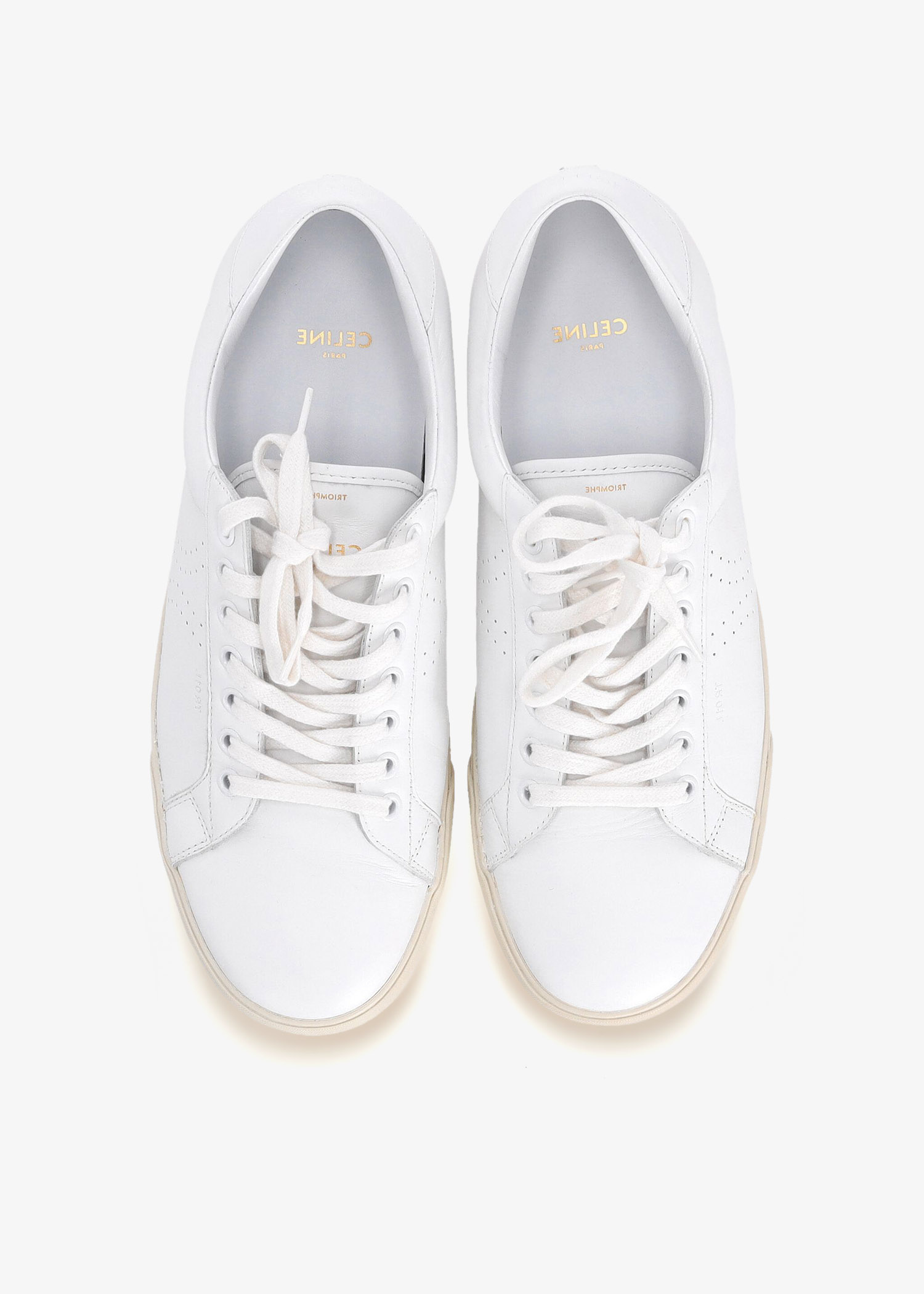 CELINE Pre-Loved Triomphe sneakers for Men - White in UAE CELINE Pre-Loved Triomphe sneakers for Men - White in UAE