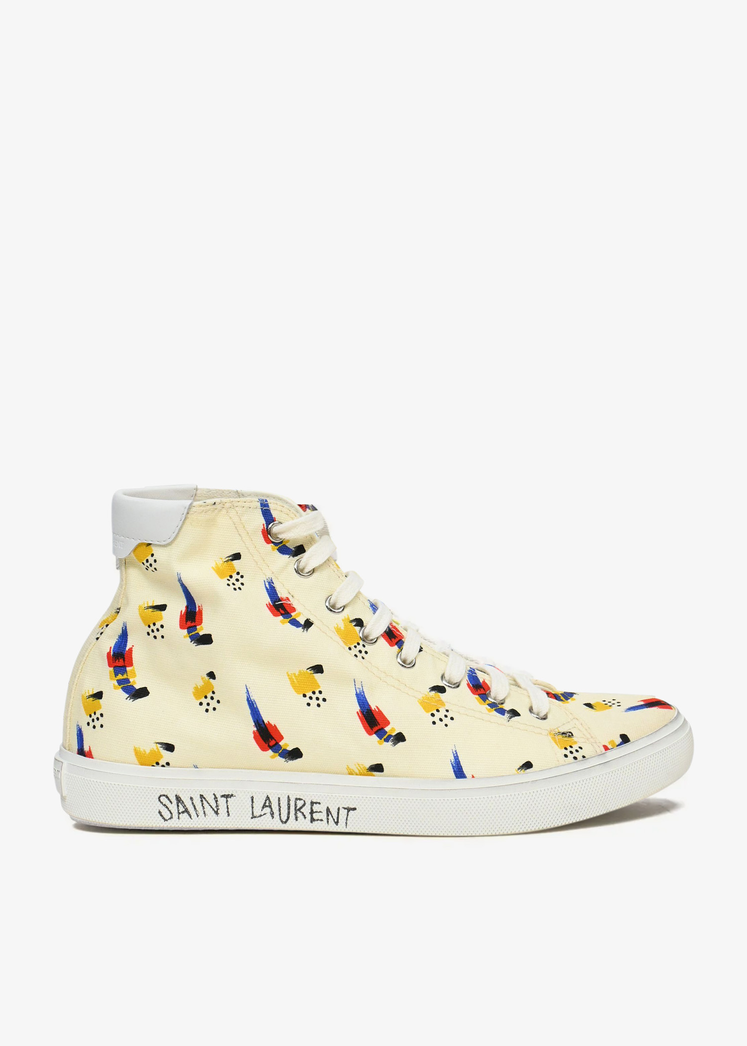 Saint Laurent Pre-Loved Malibu sneakers for Men - Yellow in UAE