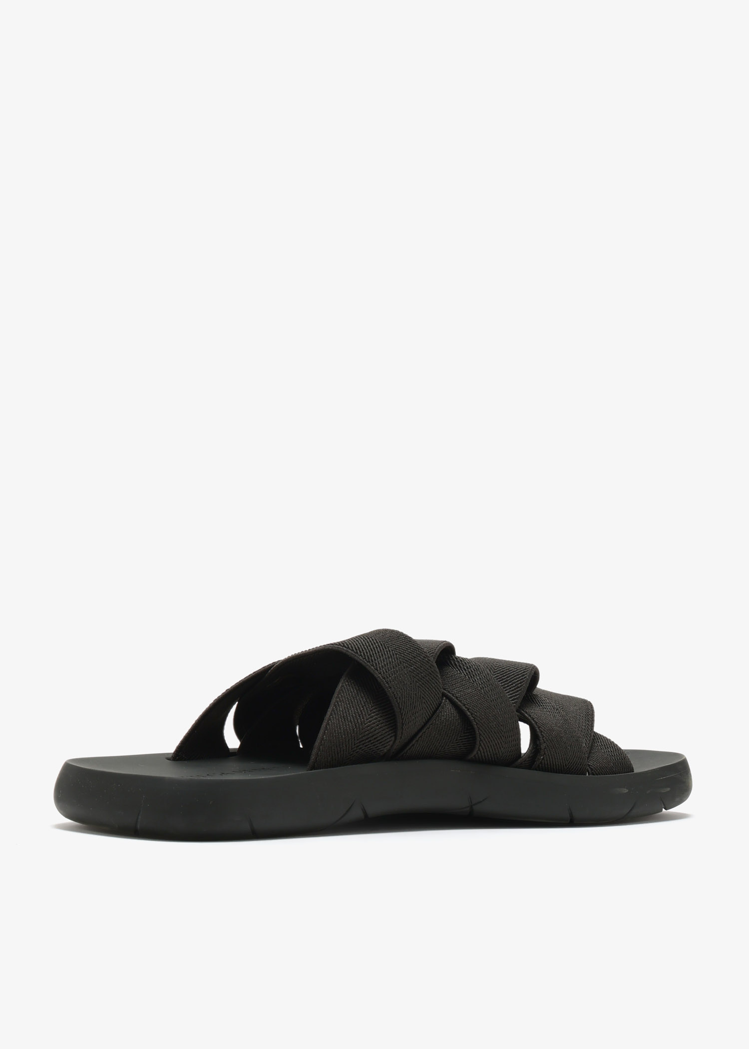 Bottega Veneta Plat Mule Black★ 関税/送料込 Bottega Veneta Pre-Loved Intreccio Plat mules for Men