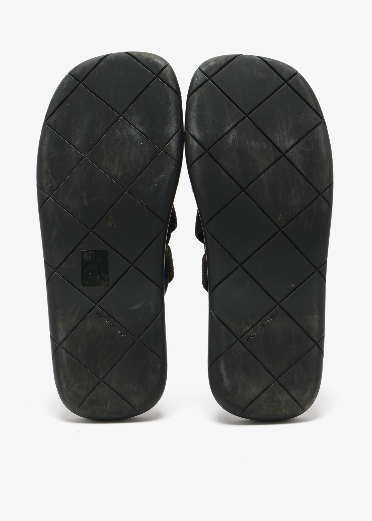 Bottega Veneta Pre-Loved Intreccio Plat mules for Men