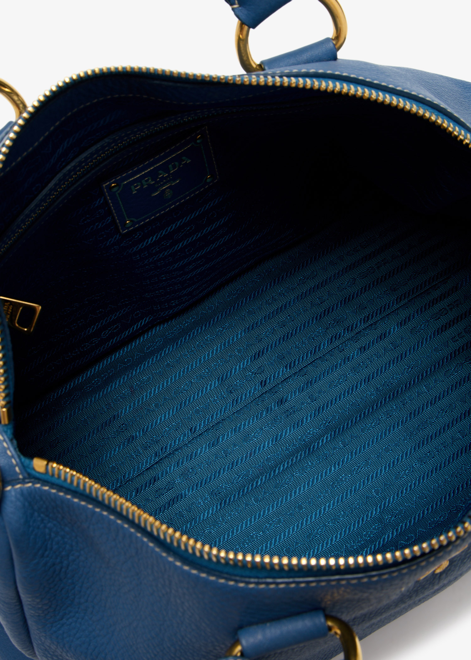 Prada Pre-Loved Vitello Daino Bauletto large tote bag for Women 