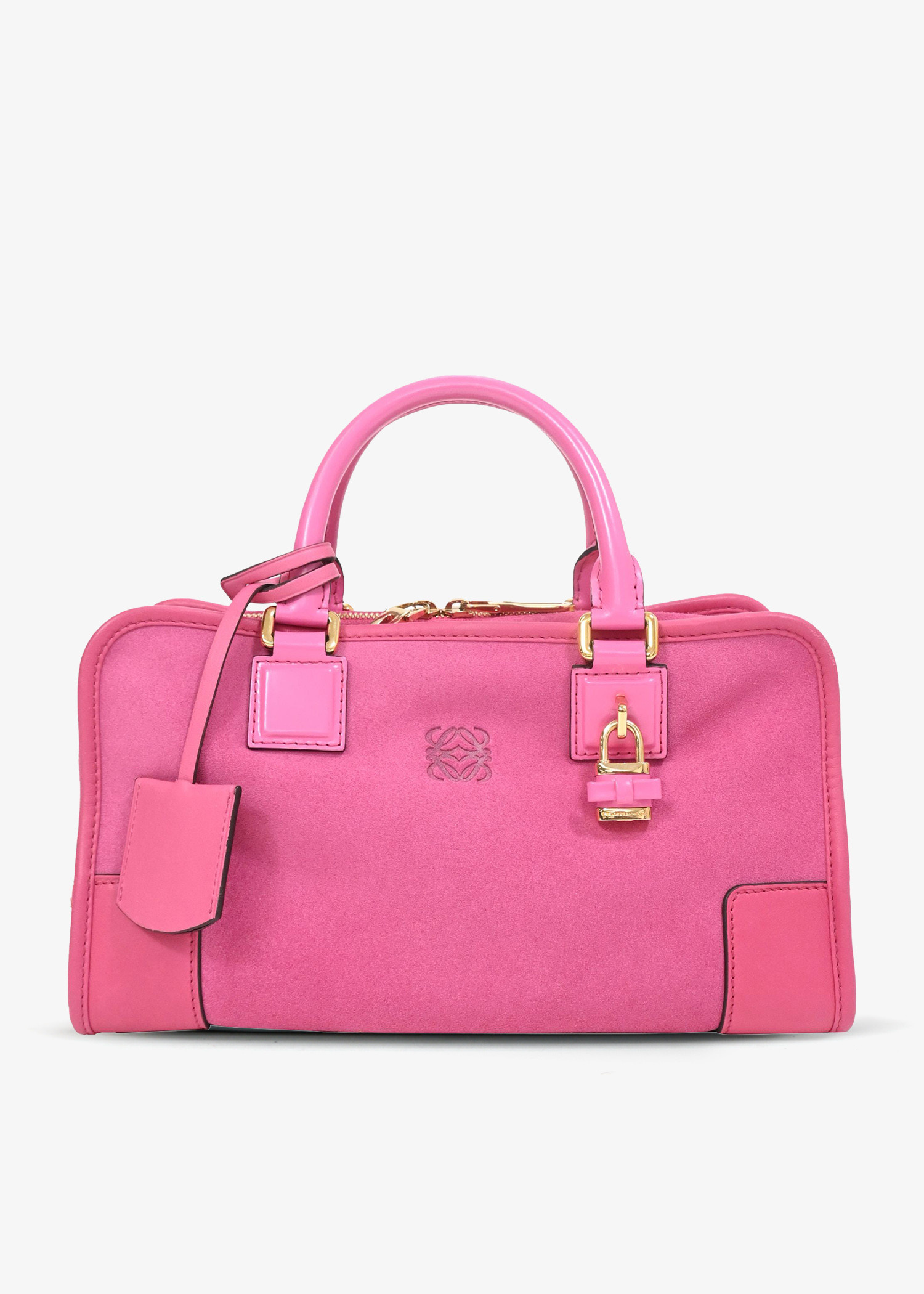 LOEWE Pre-Loved Amazona 28 bag for Women - Pink in UAE
