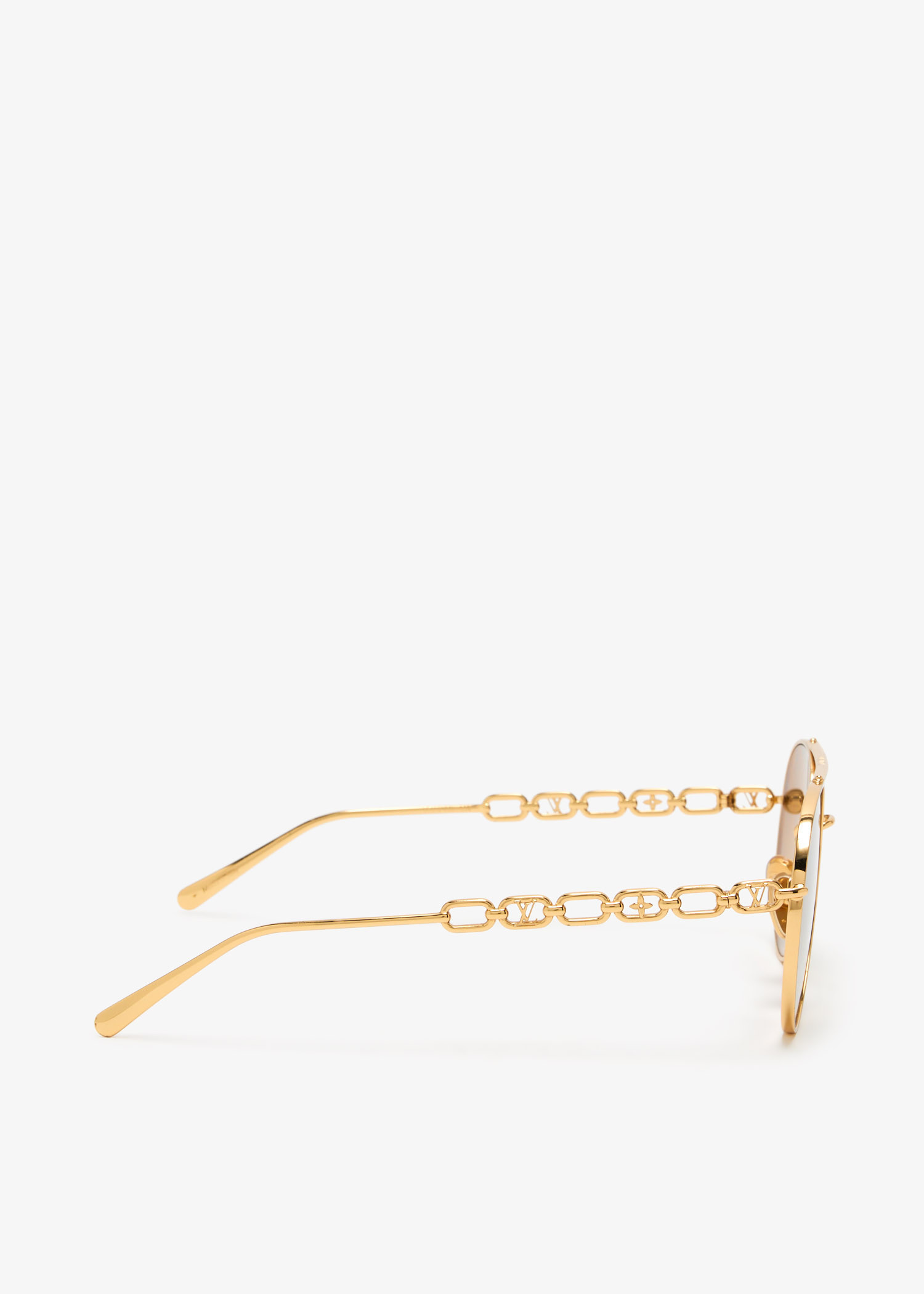 Louis Vuitton Pre-Loved My LV Chain pilot sunglasses for  display picture 3