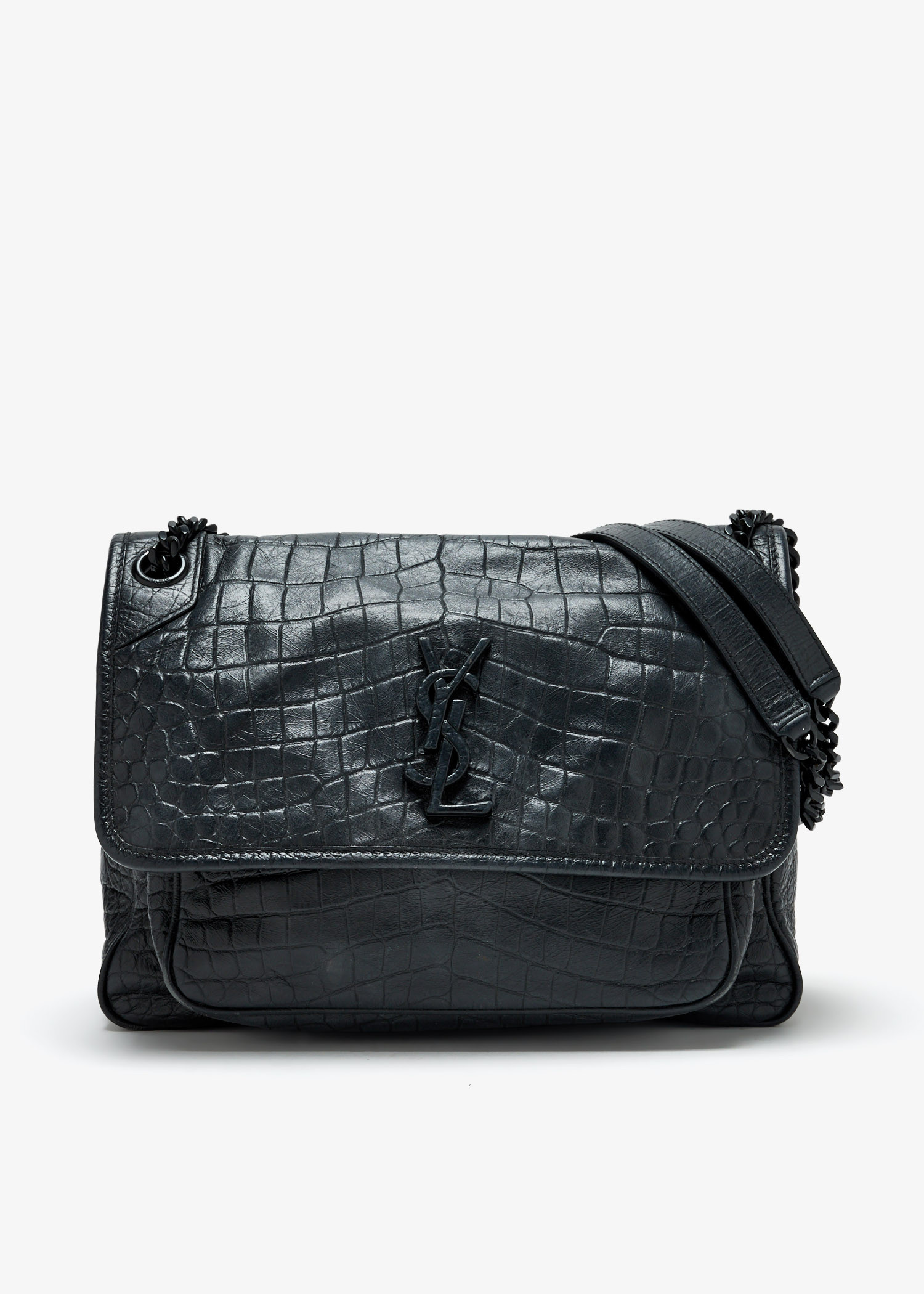 Saint Laurent Pre-Loved Niki chain bag for Women - Black in