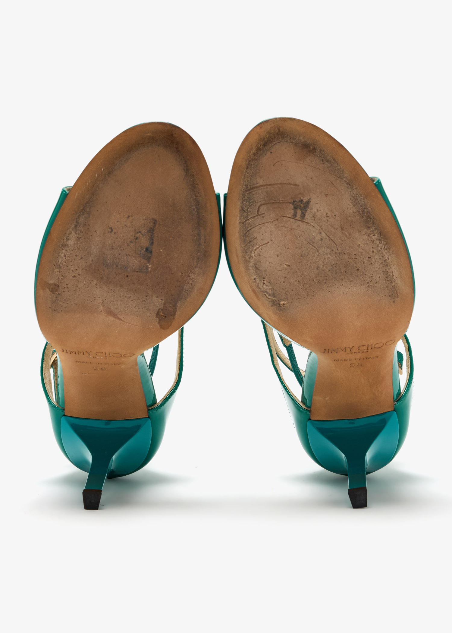 Jimmy Choo Pre-Loved Lance sandals for Women - Green in Kuwait