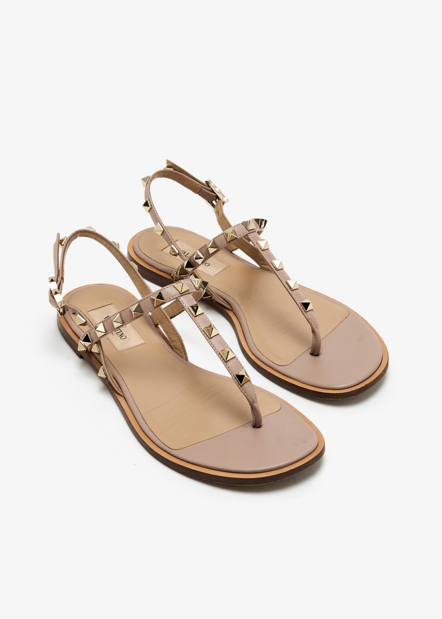 Valentino Garavani Pre-Loved Rockstud flat sandals for Women