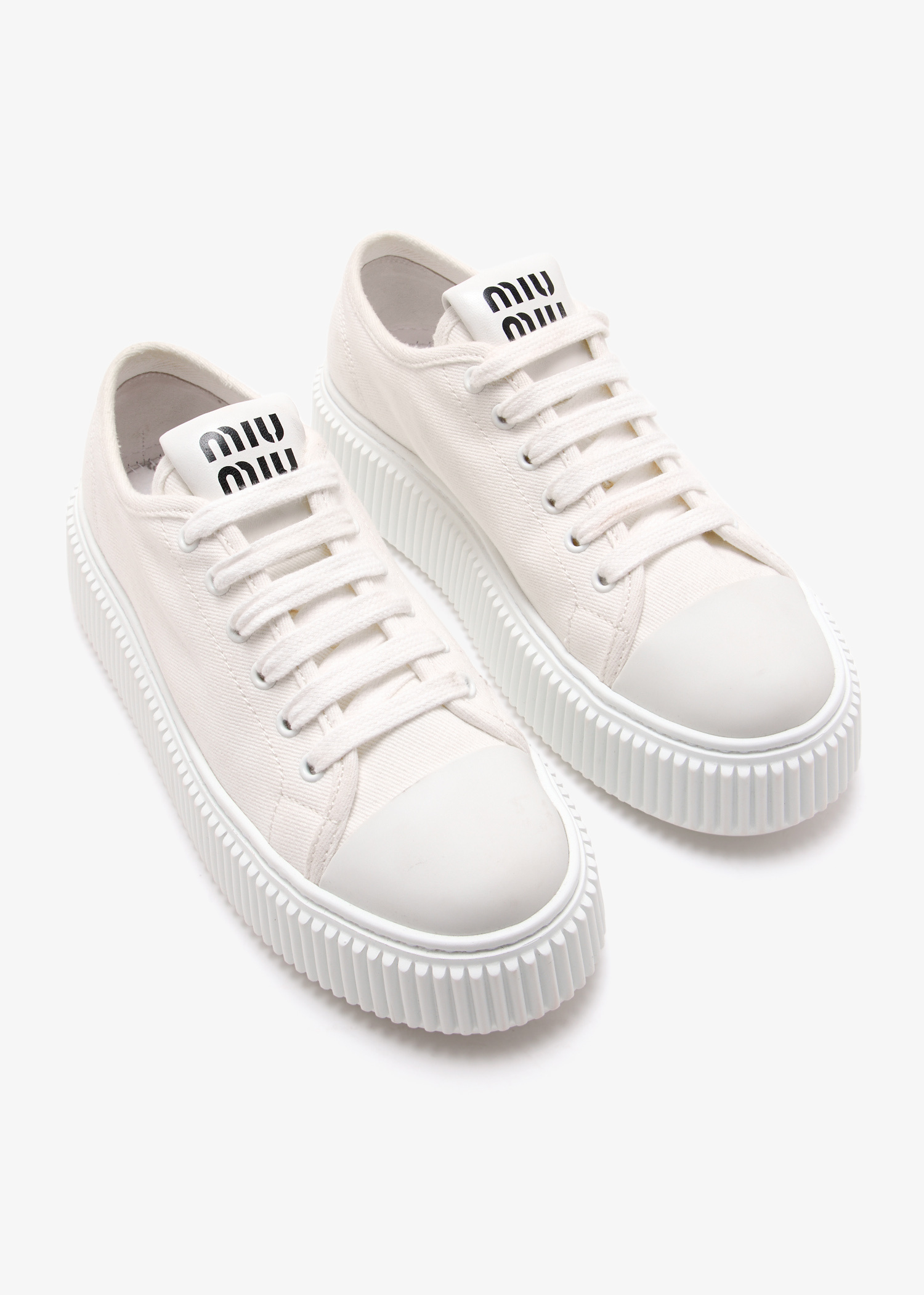 【Miu♡】 Miu Miu logo-lettering geometric sunglasses | REVERSIBLE