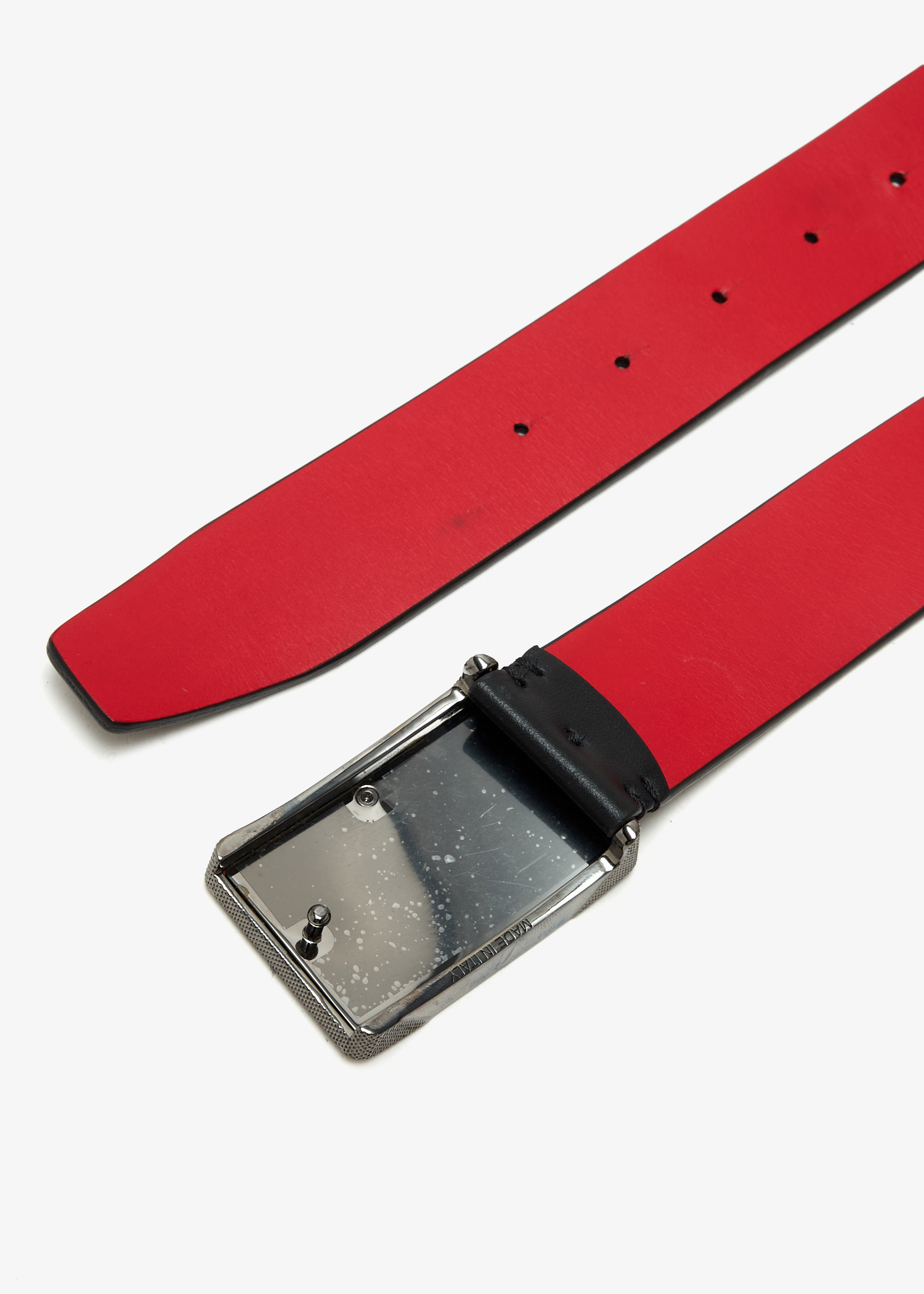 Christian Louboutin Pre-Loved Ricky belt for Men - Black in KSA