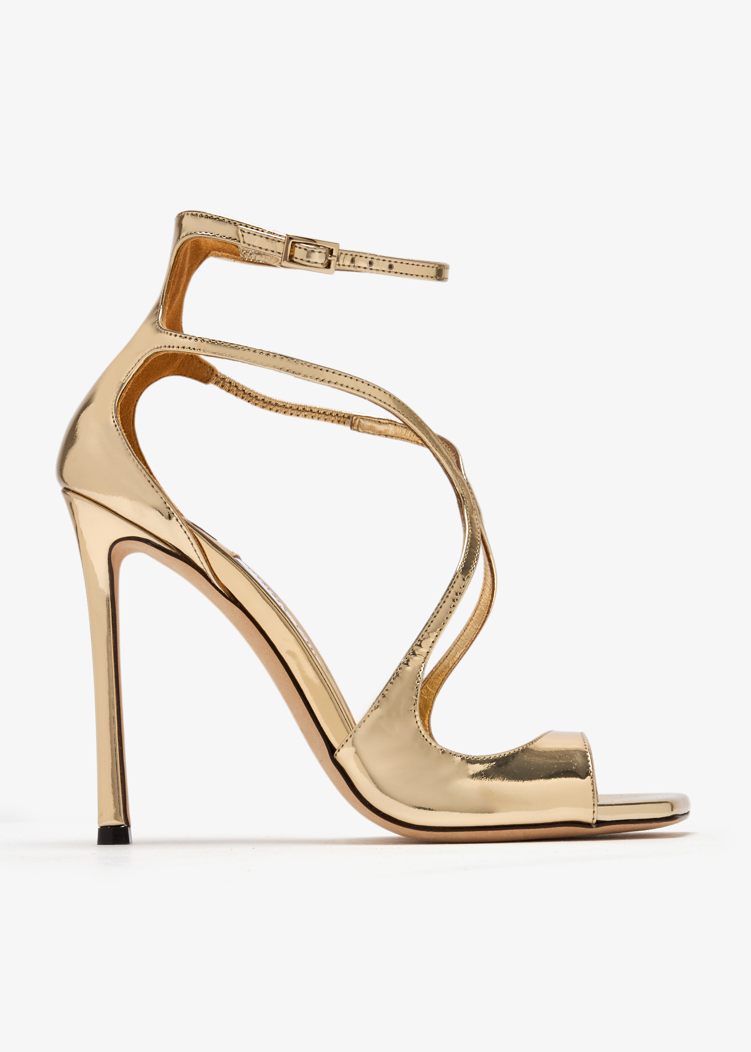 Jimmy Choo Pre-Loved Azia 110 sandals for Women - Gold in KSA