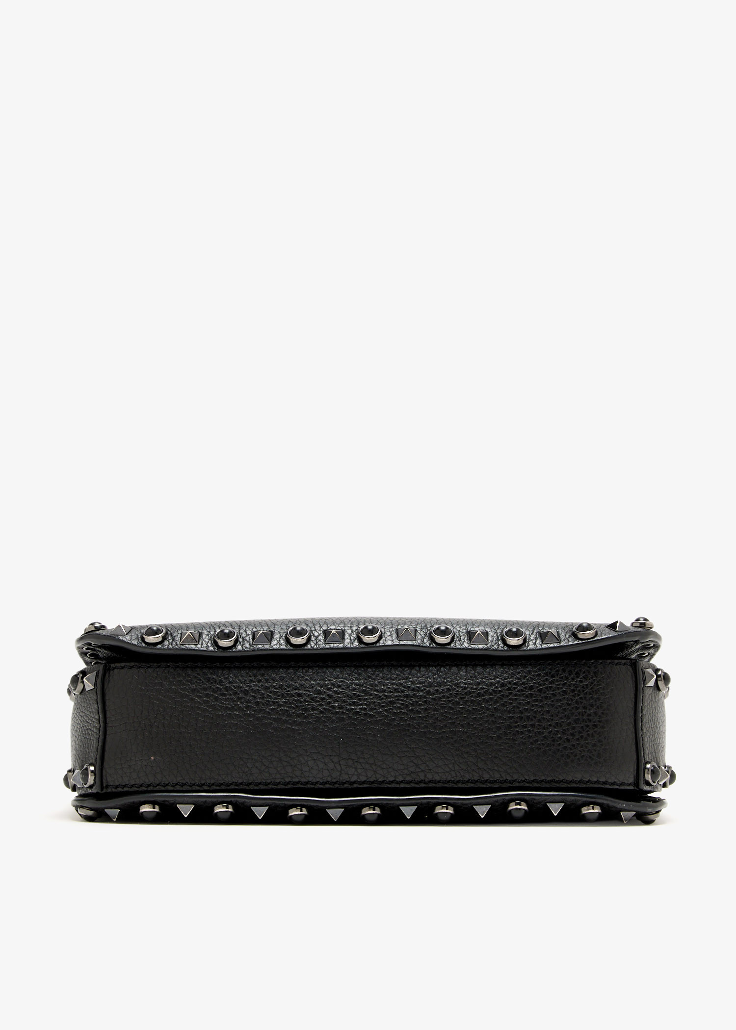 【未使用品箱付き】VALENTINO Black Rockstud　Bag Valentino Garavani Pre-Loved Rolling Rockstud crossbody bag