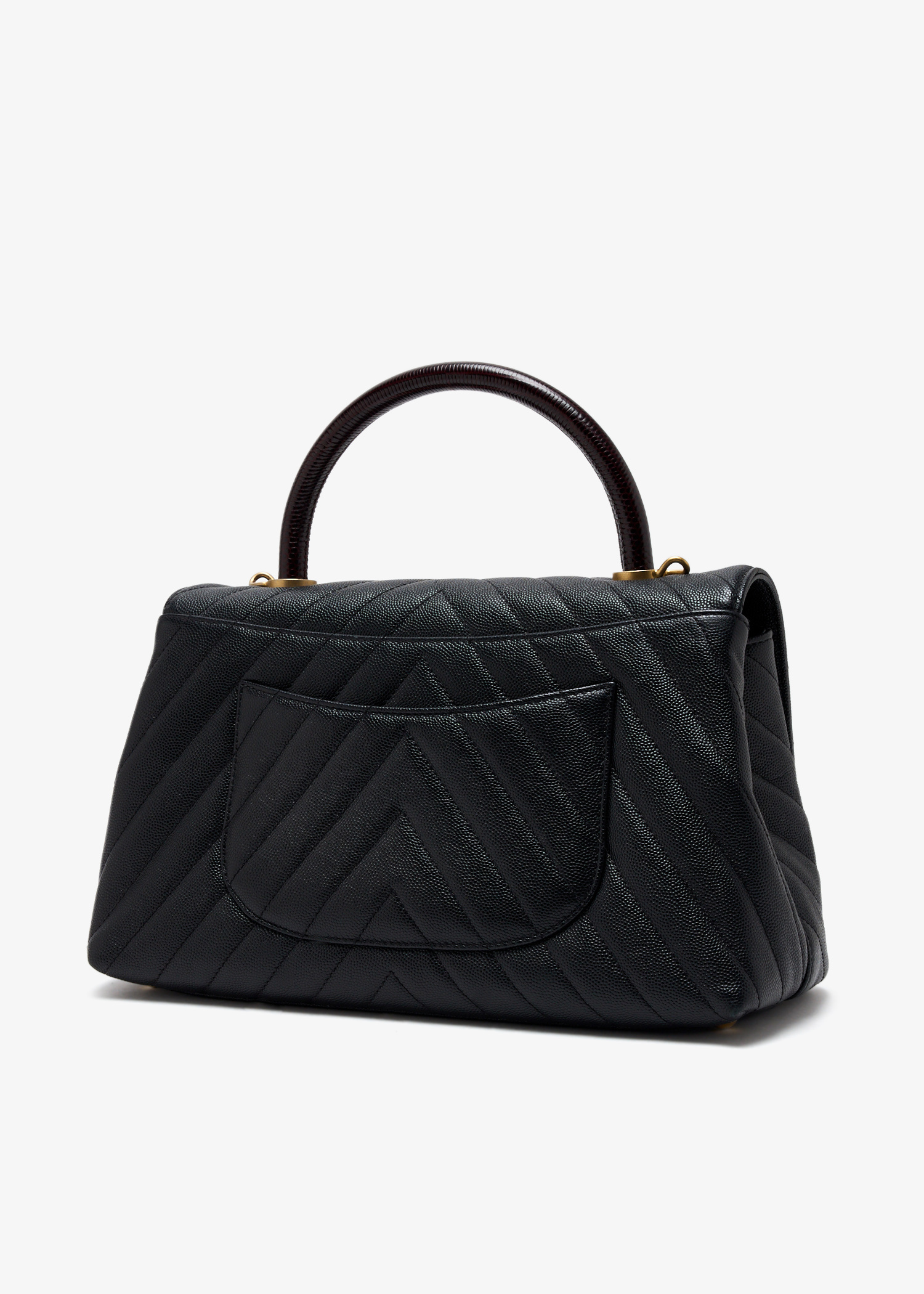 Chanel Pre-Loved Coco Small top handle bag for Women - Black in