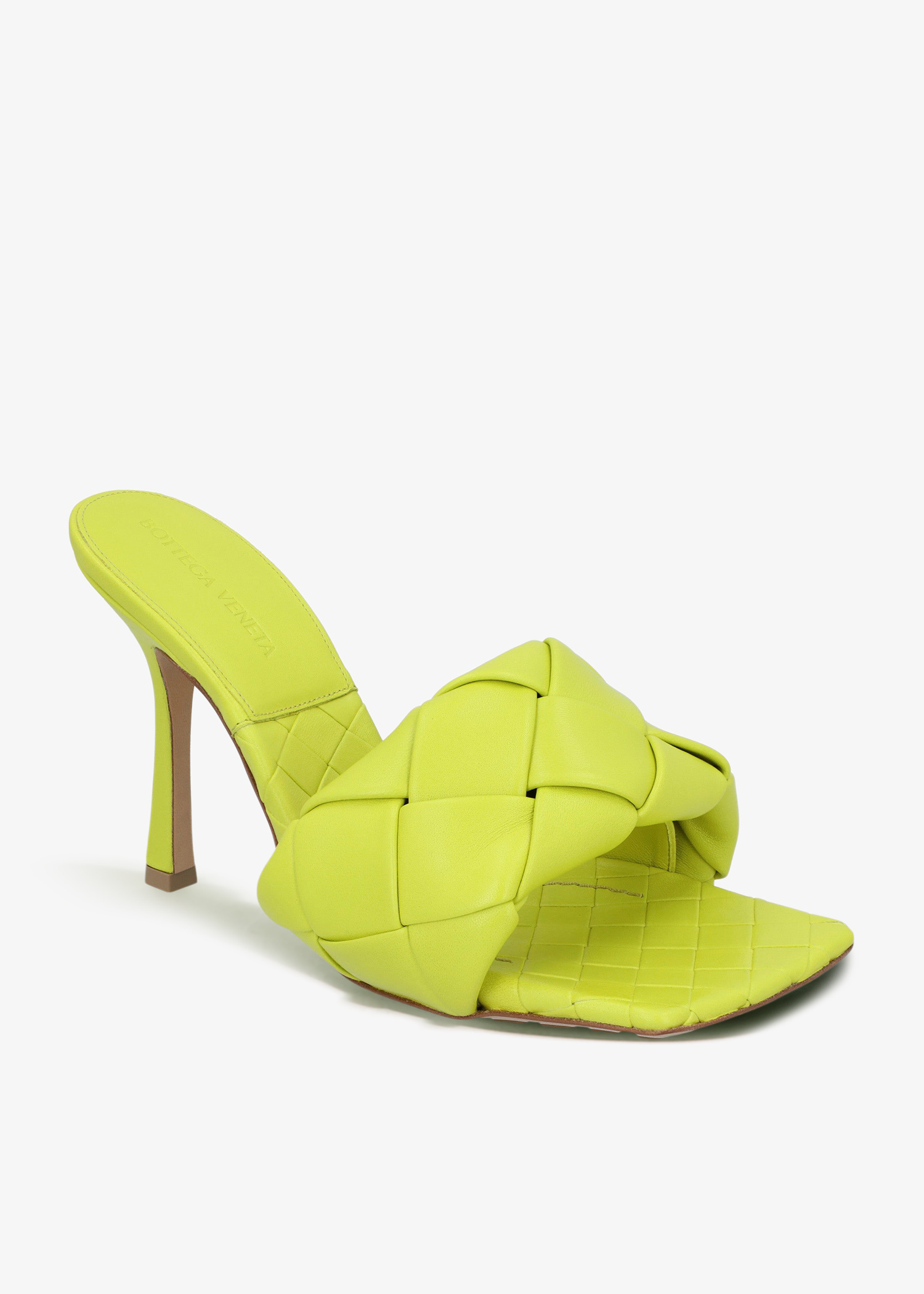 Bottega Veneta Pre-Loved Lido mules for Women - Yellow in