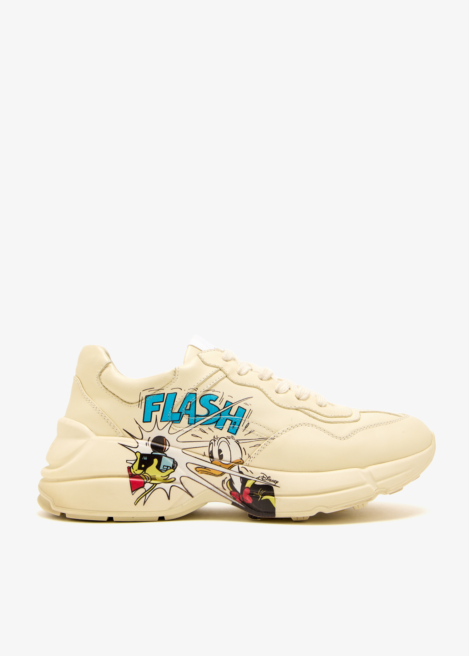 Gucci Pre-Loved Donald Duck Flash Rhyton sneakers for Women  display picture 2