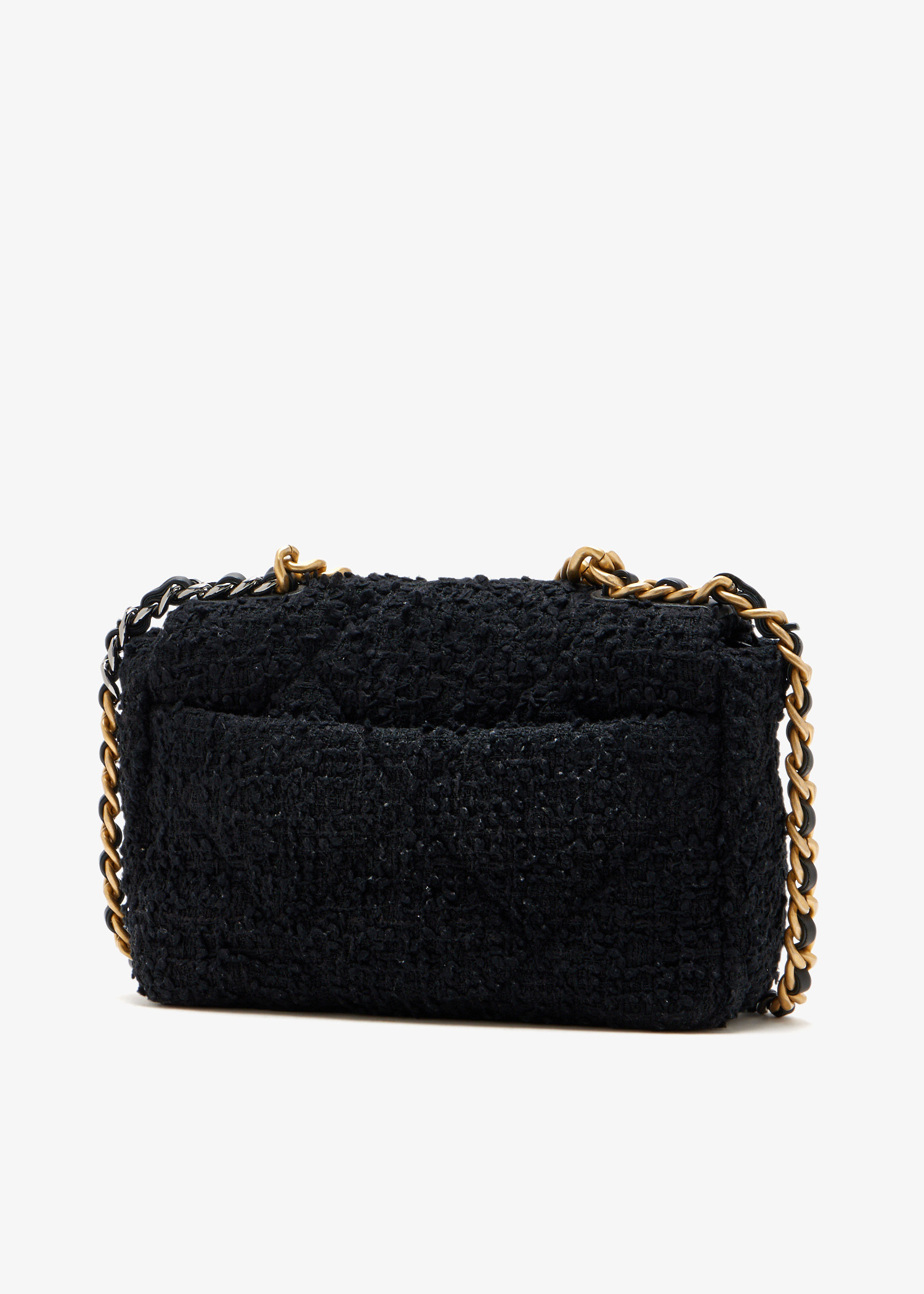 Chanel Pre-Loved Chanel 19 Tweed shoulder bag for Women - Black in